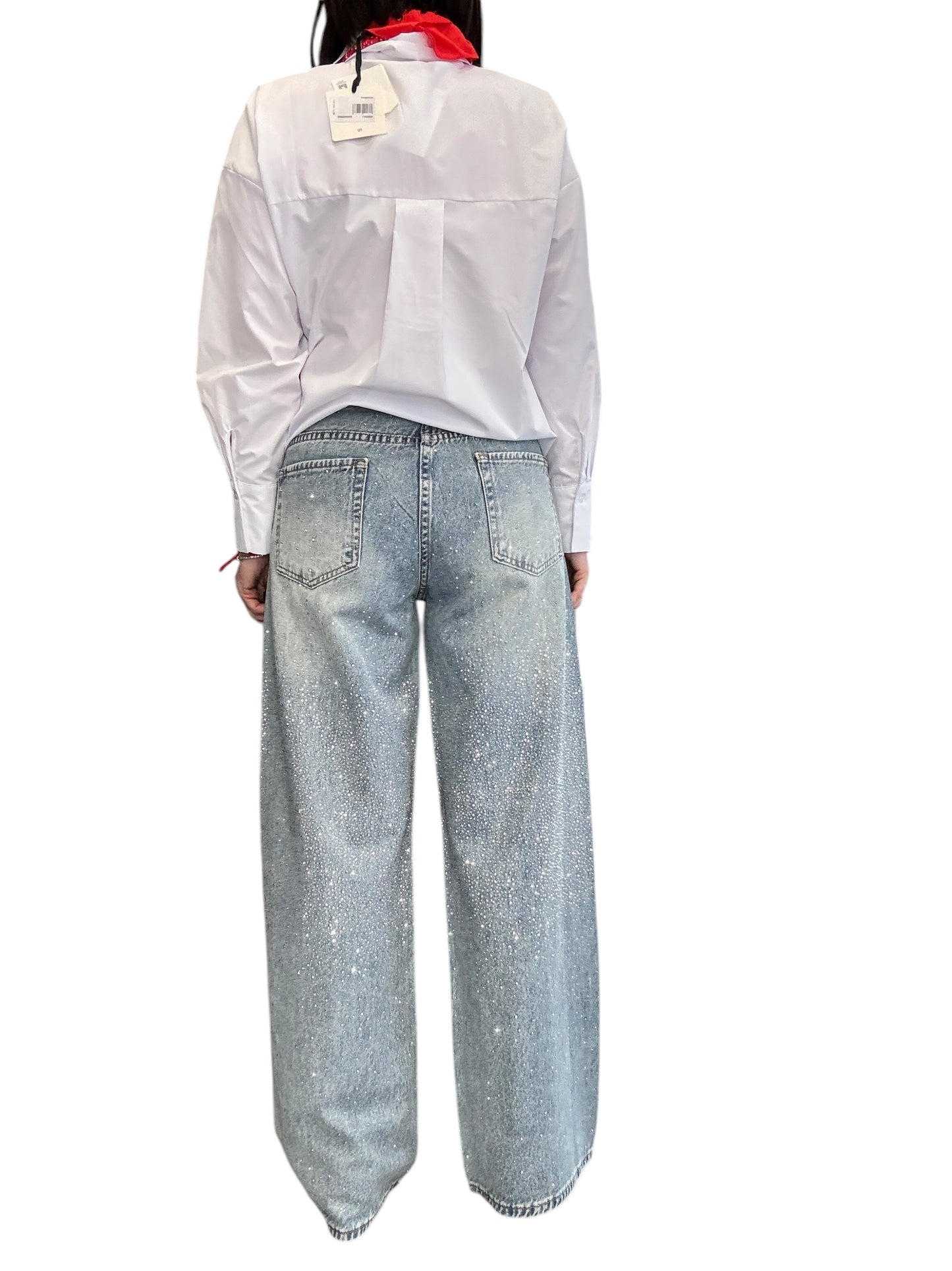 JEANS STRASS VITA MEDIA SUSY MIX