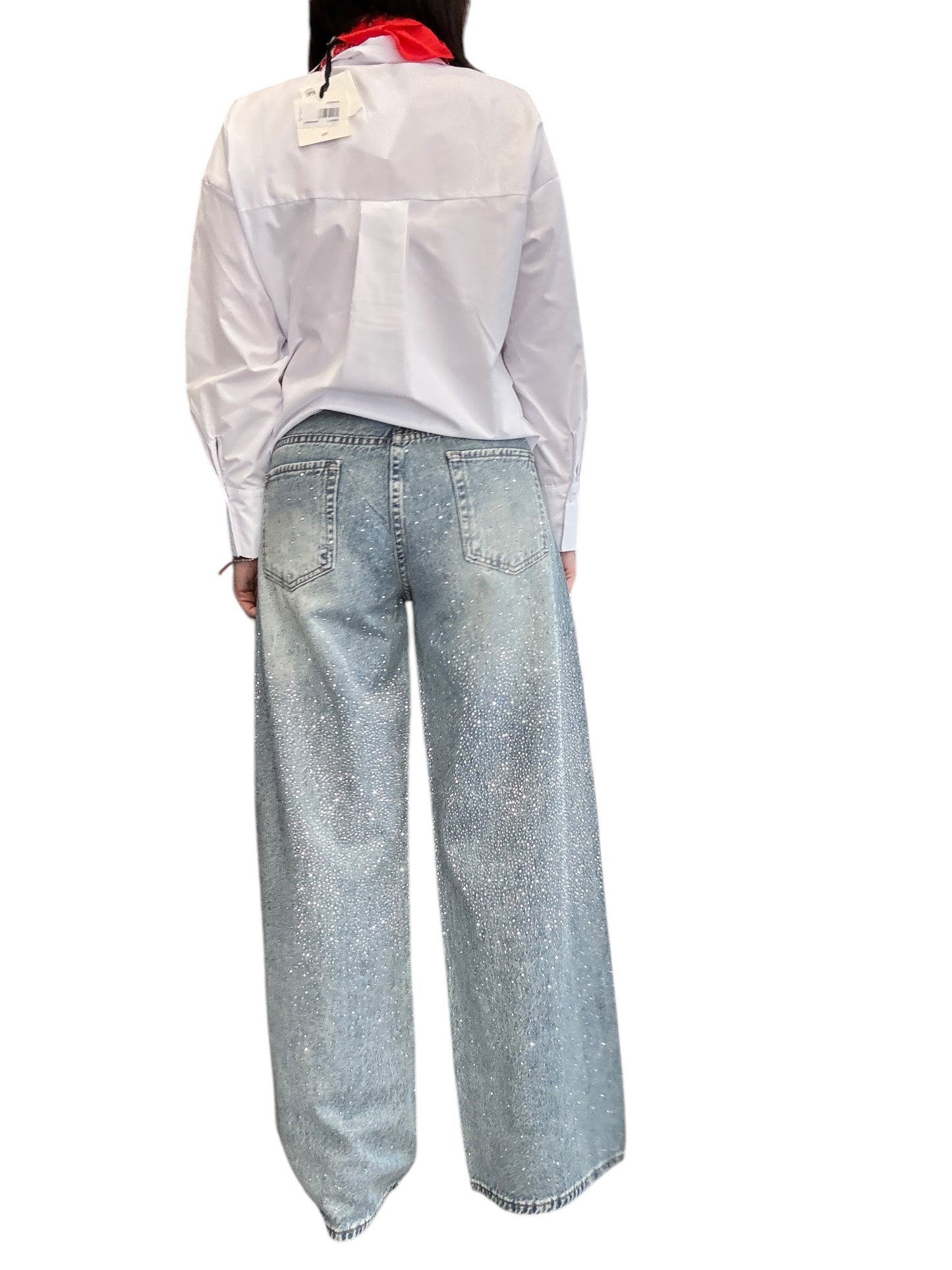 JEANS STRASS VITA MEDIA SUSY MIX