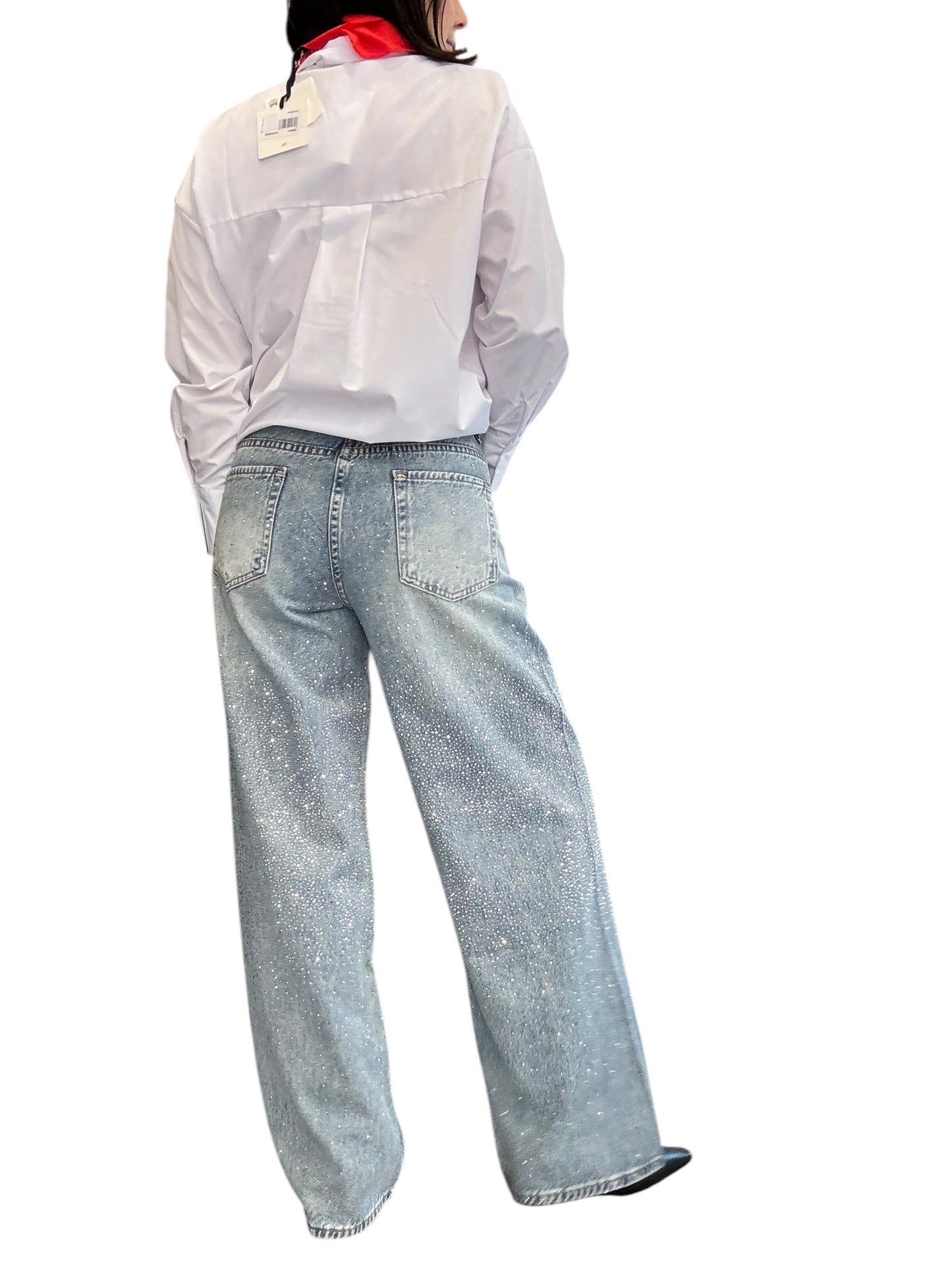 JEANS STRASS VITA MEDIA SUSY MIX