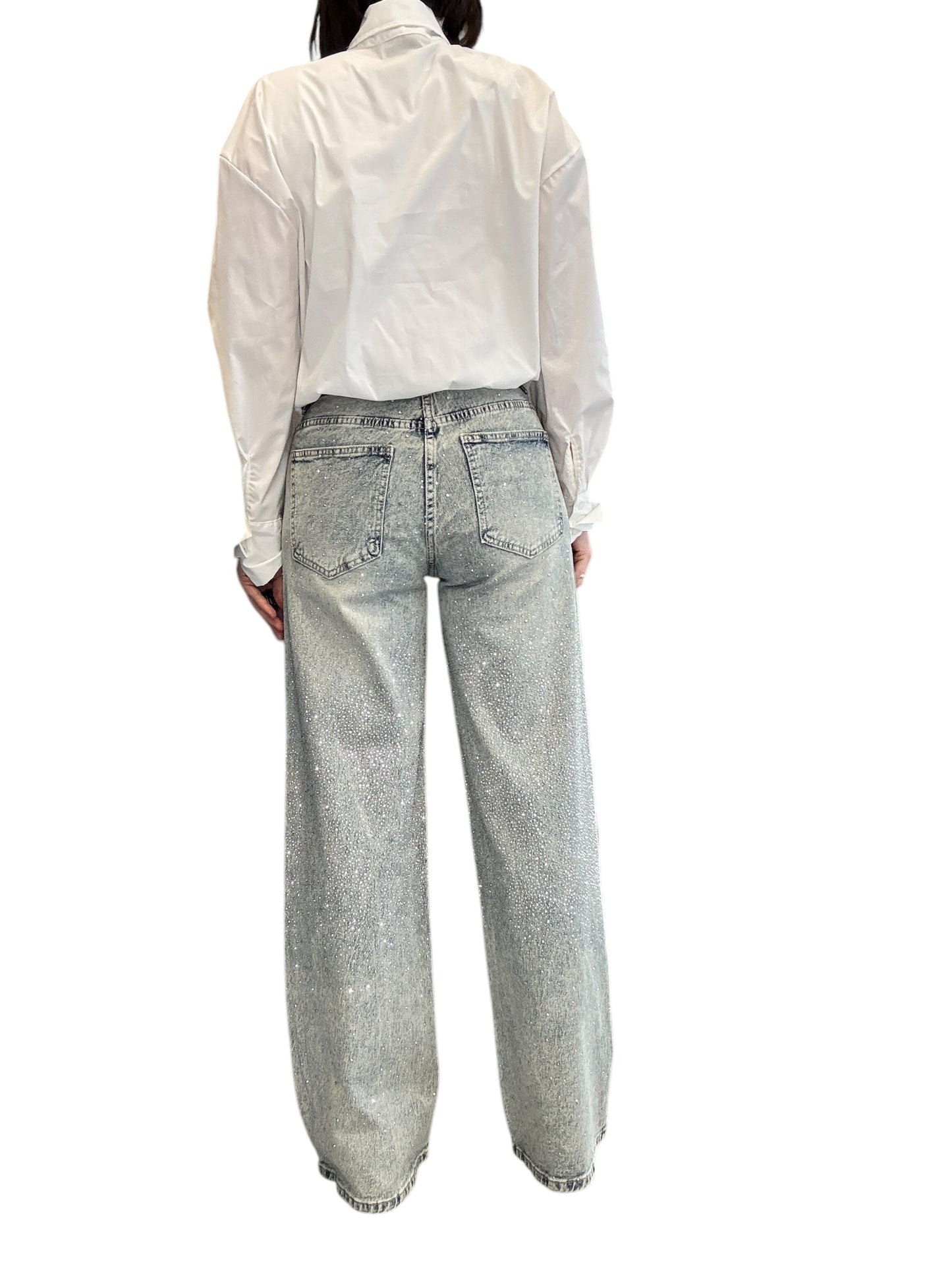 JEANS STRASS A VITA ALTA SUSY MIX