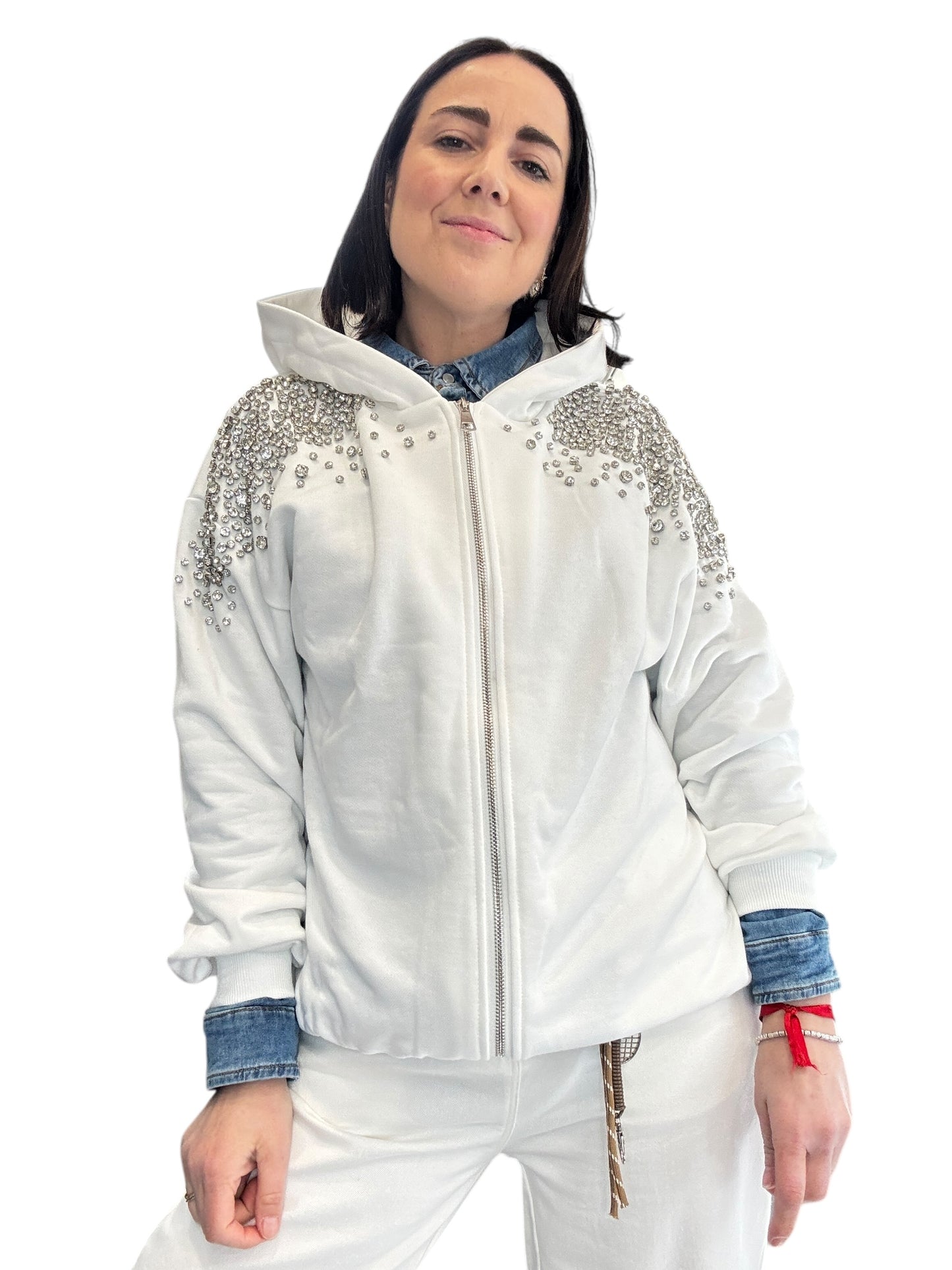 FELPA STRASS SUSY MIX