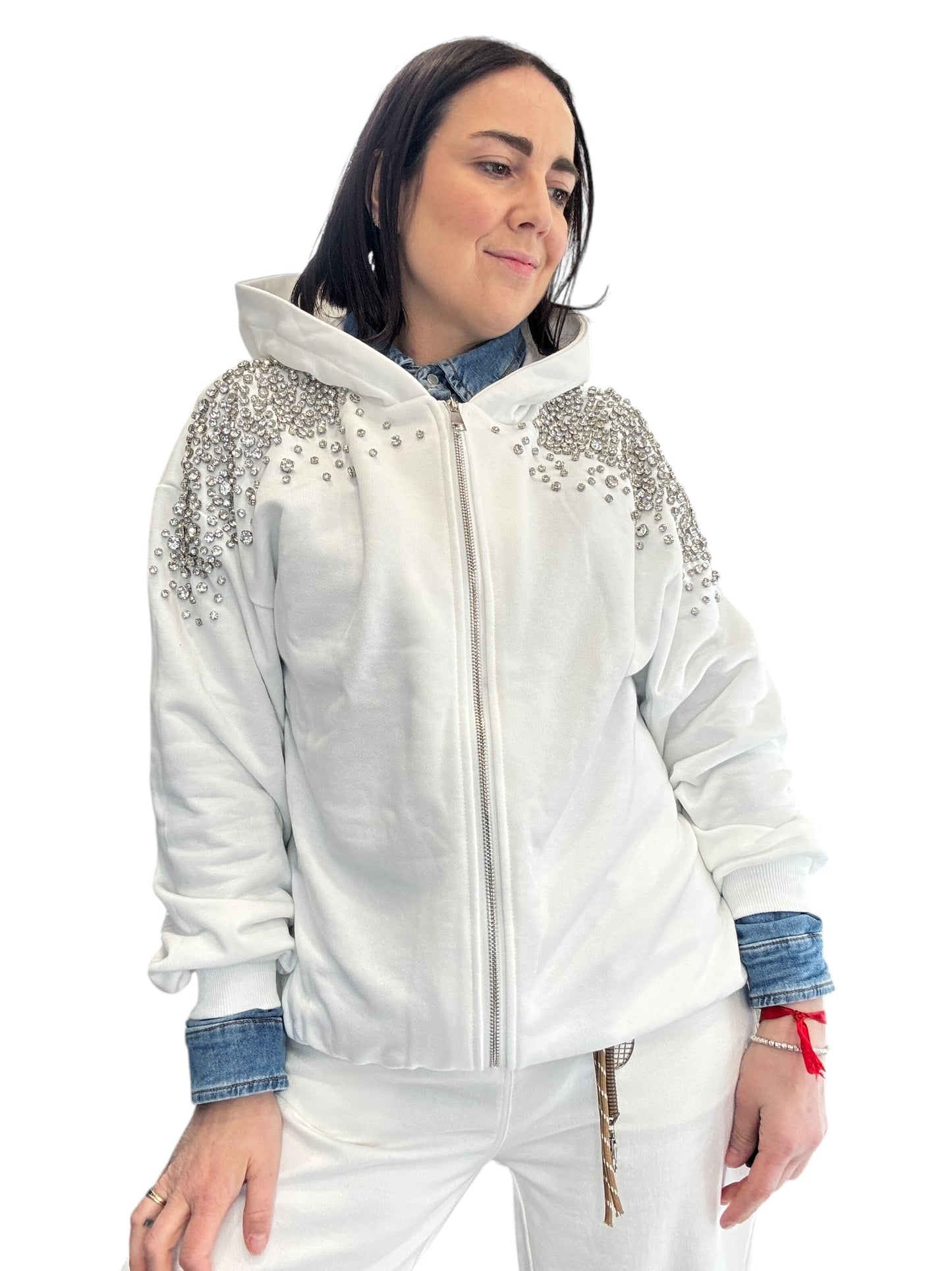 FELPA STRASS SUSY MIX