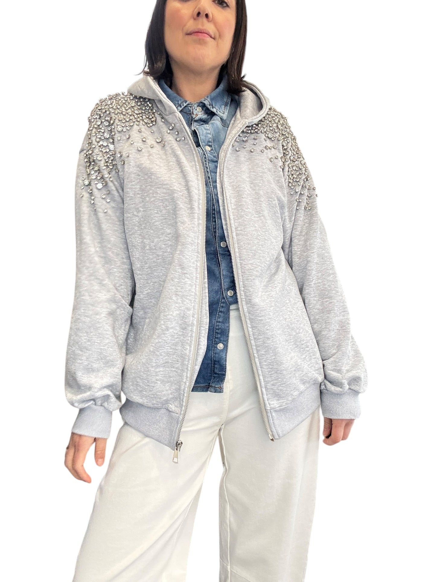 FELPA STRASS SUSY MIX