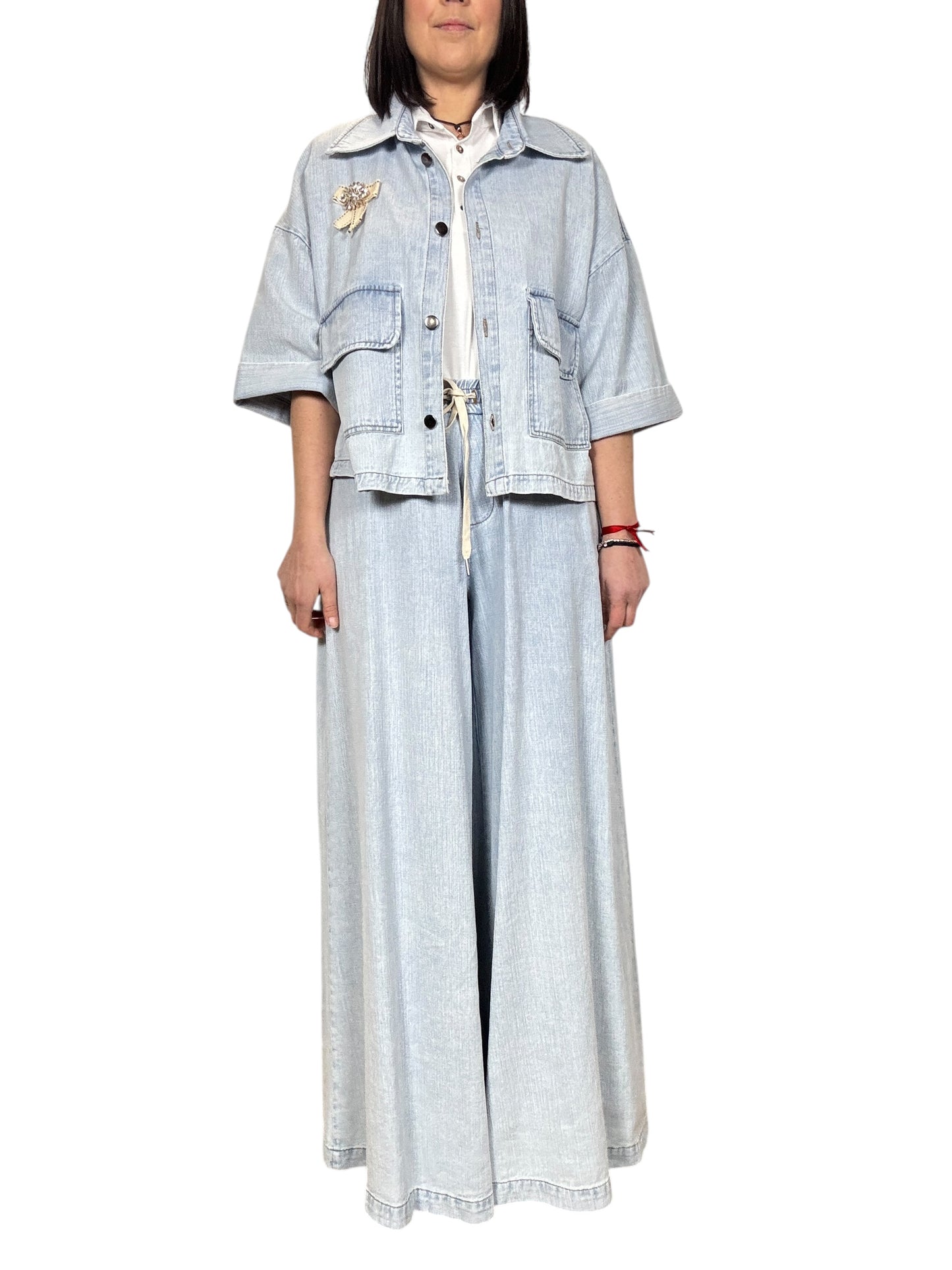 JEANS IN CHAMBRAY SUSY MIX