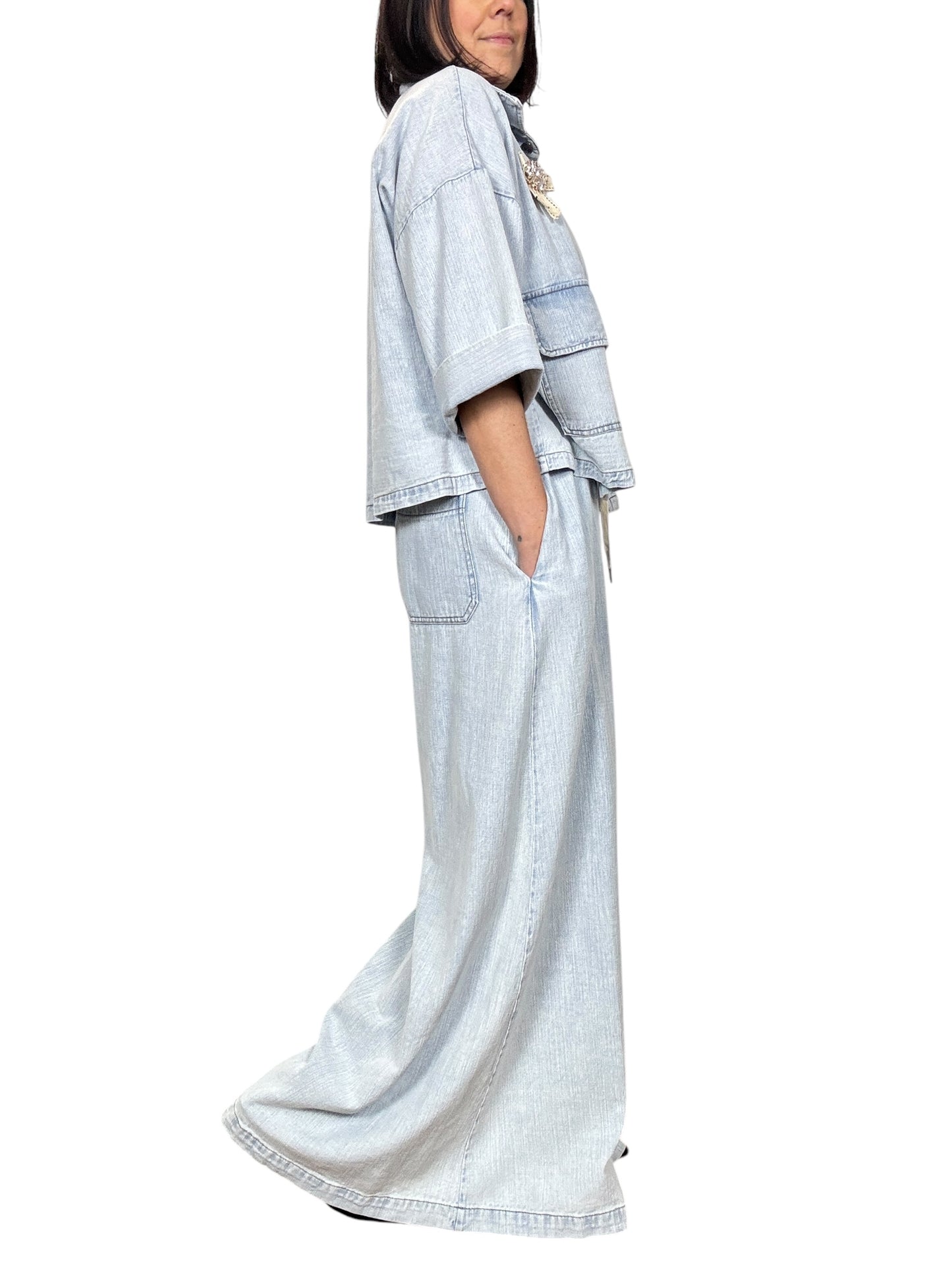 JEANS IN CHAMBRAY SUSY MIX