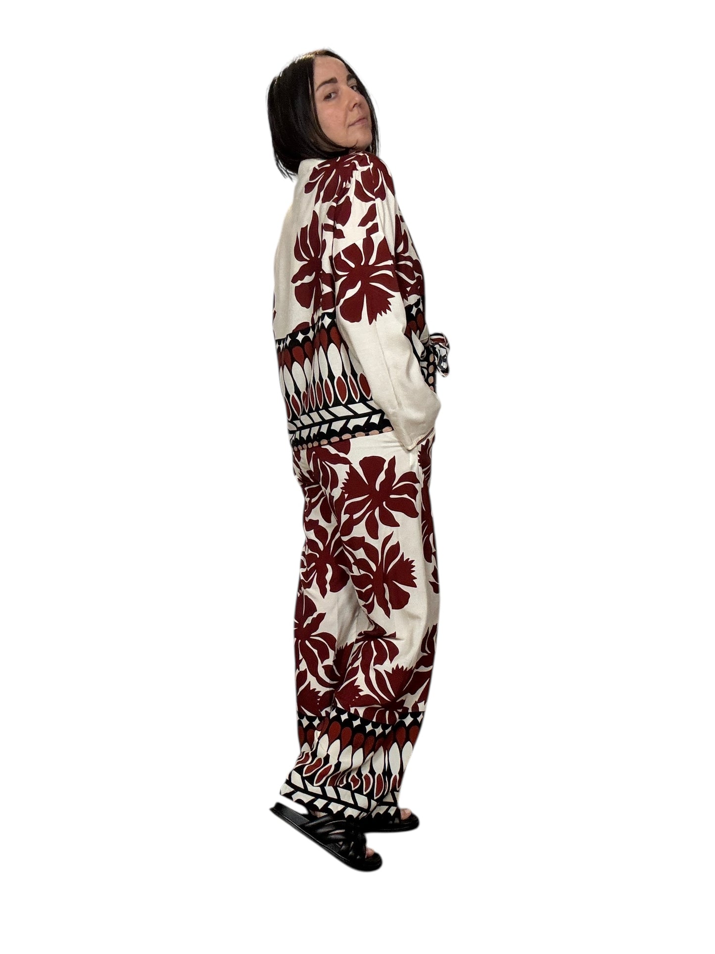 PANTALONE FLUIDO STAMPA INDIA HAVEONE