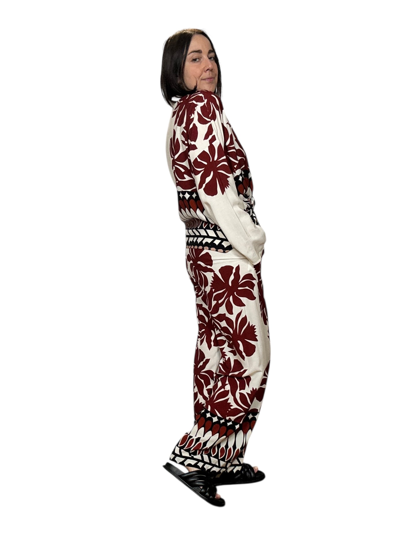 PANTALONE FLUIDO STAMPA INDIA HAVEONE