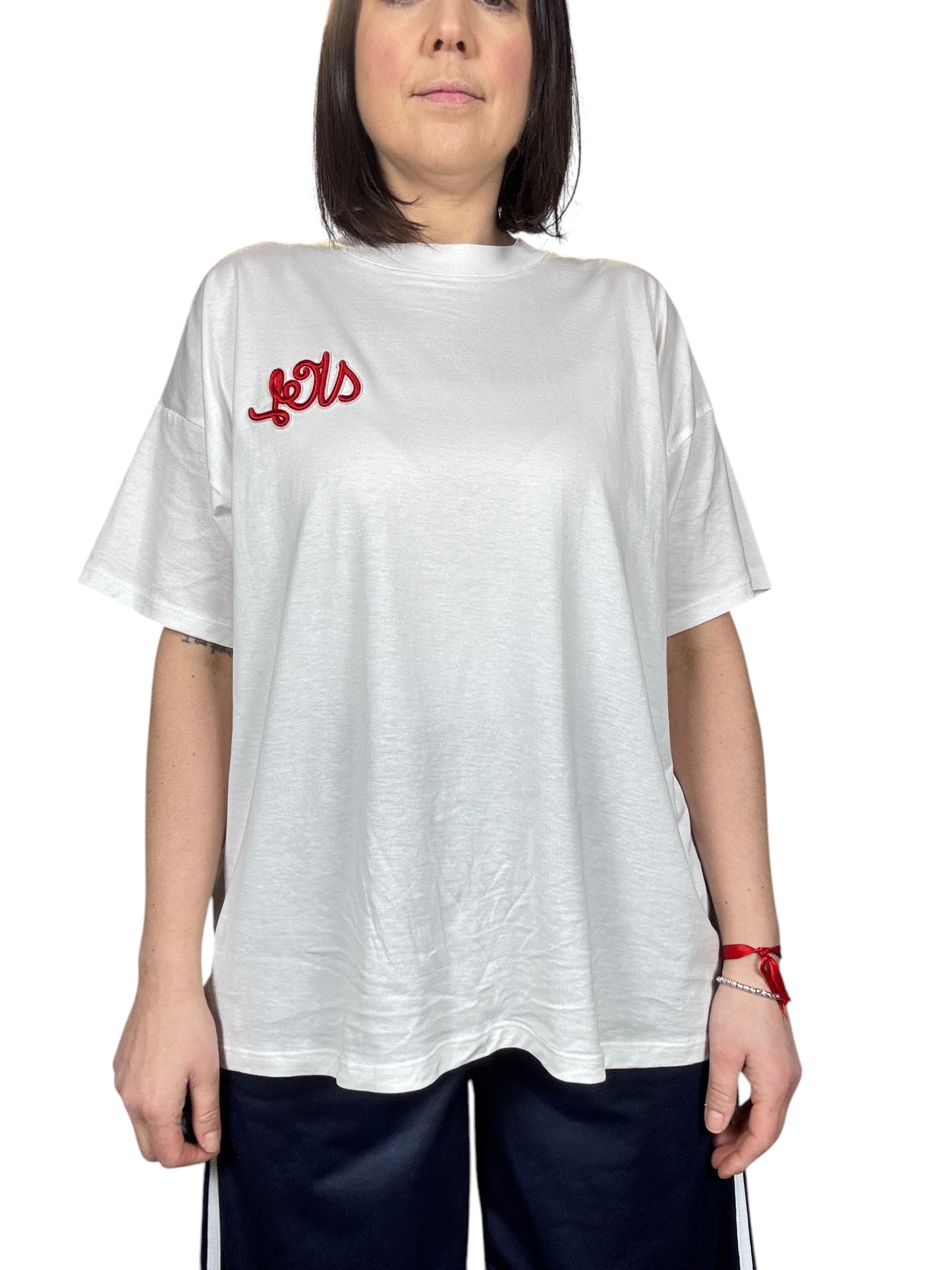 T-SHIRT LOGO RICAMATO