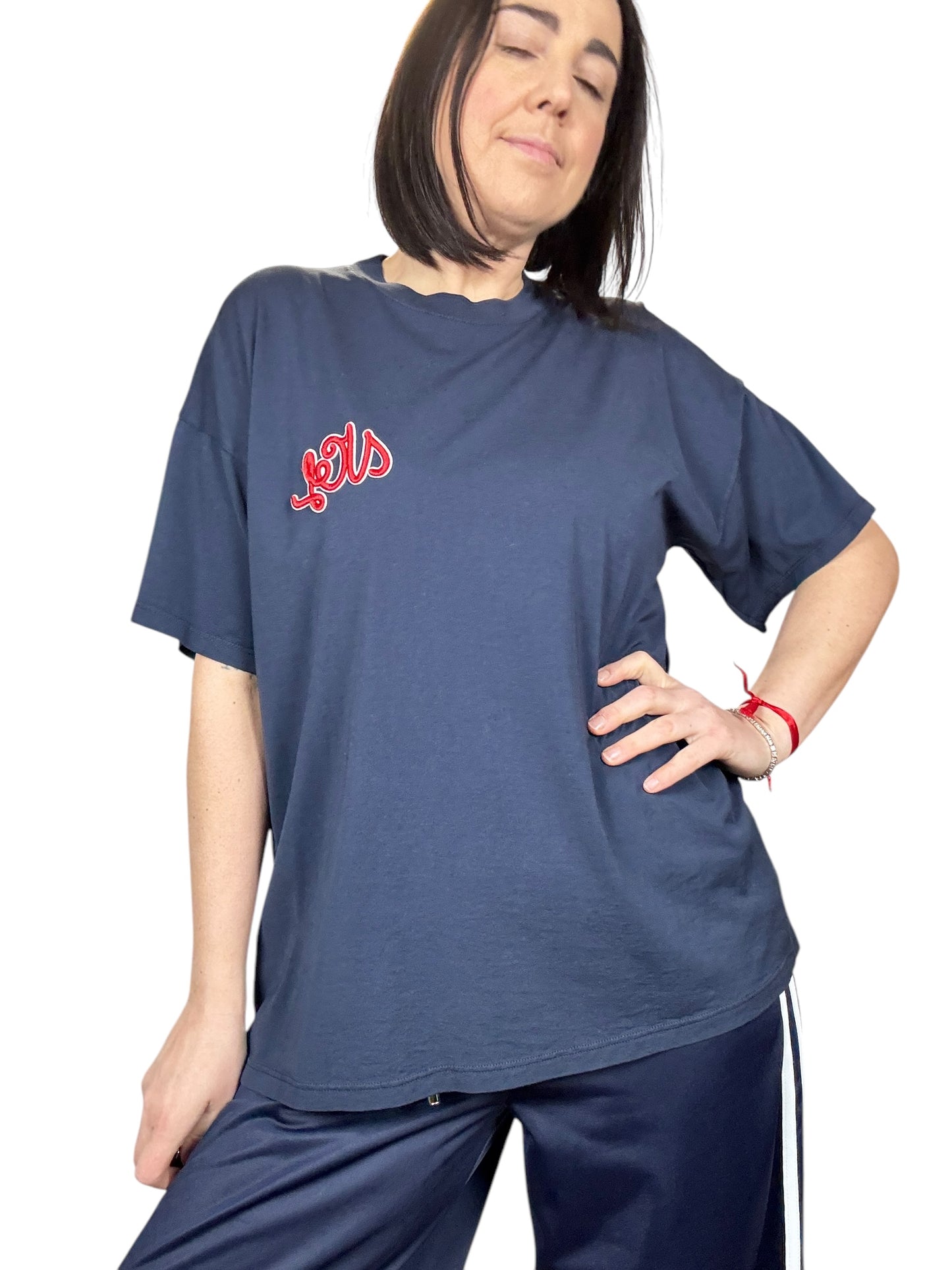 T-SHIRT LOGO RICAMATO