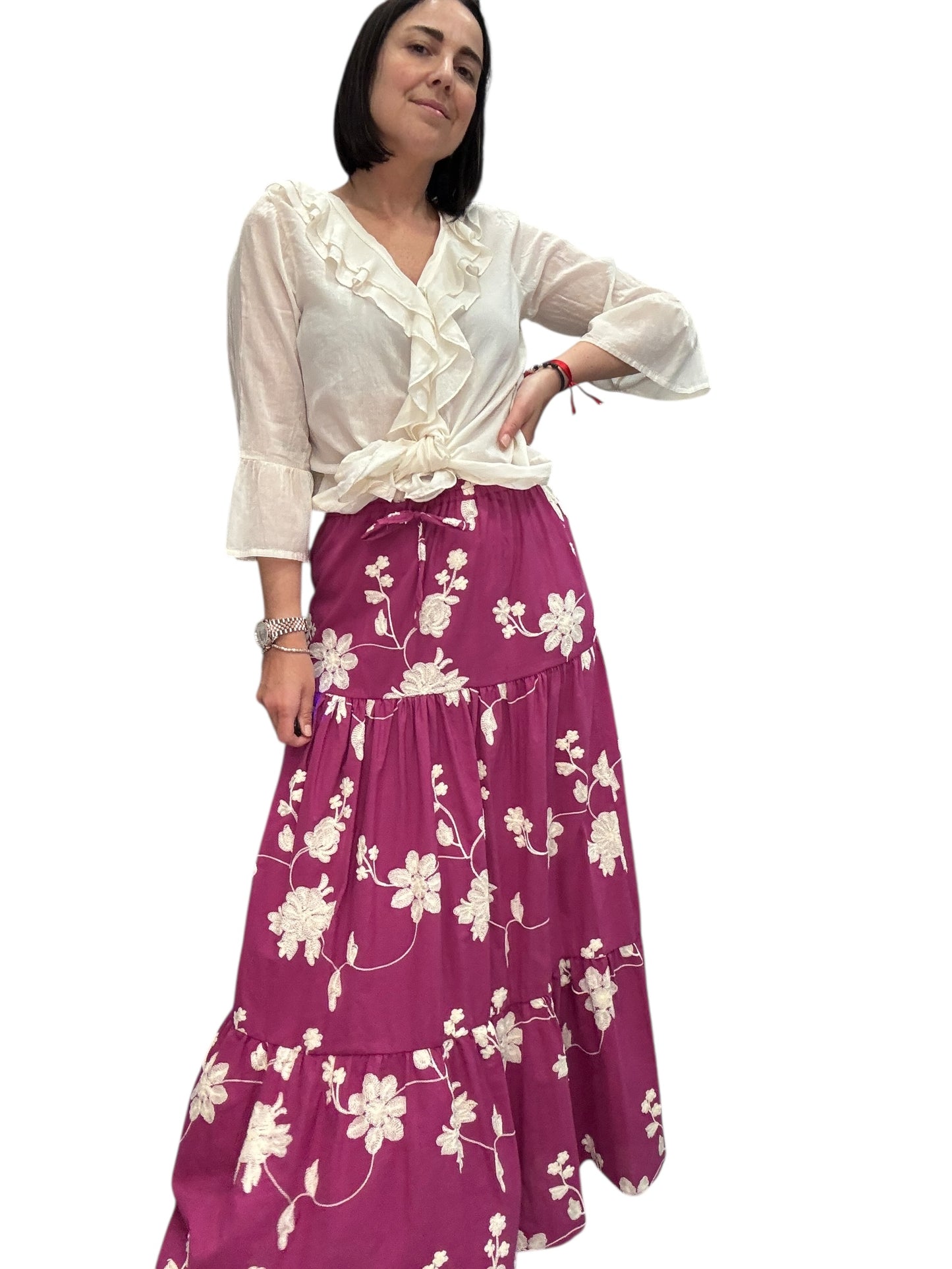 CAMICIA VOLANT COLLO SUSY MIX