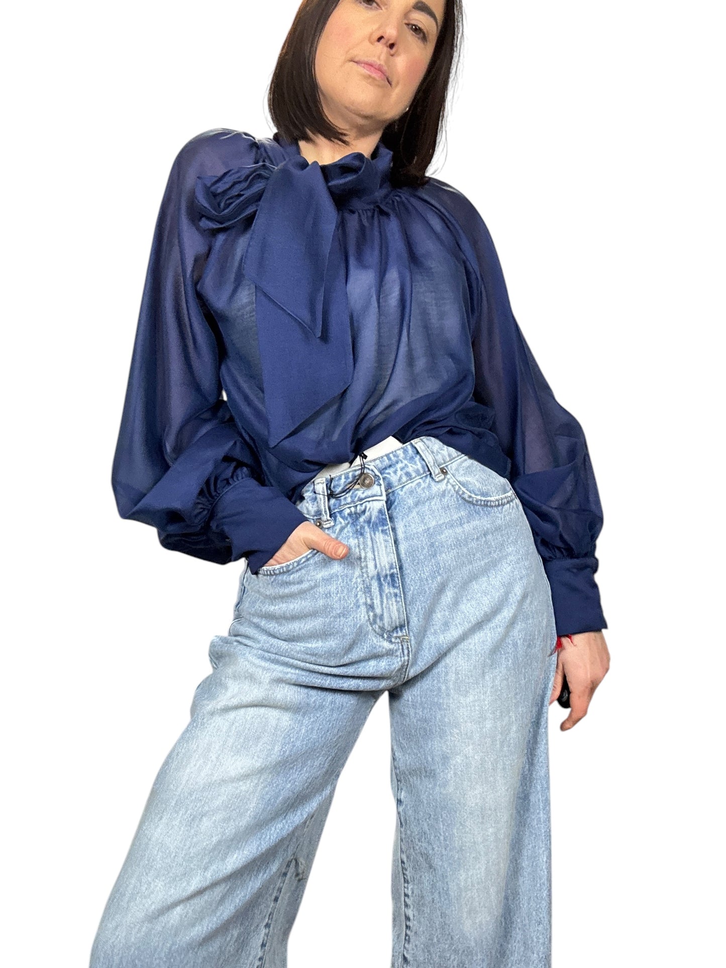 CAMICIA CON FIOCCO BASIC VICOLO