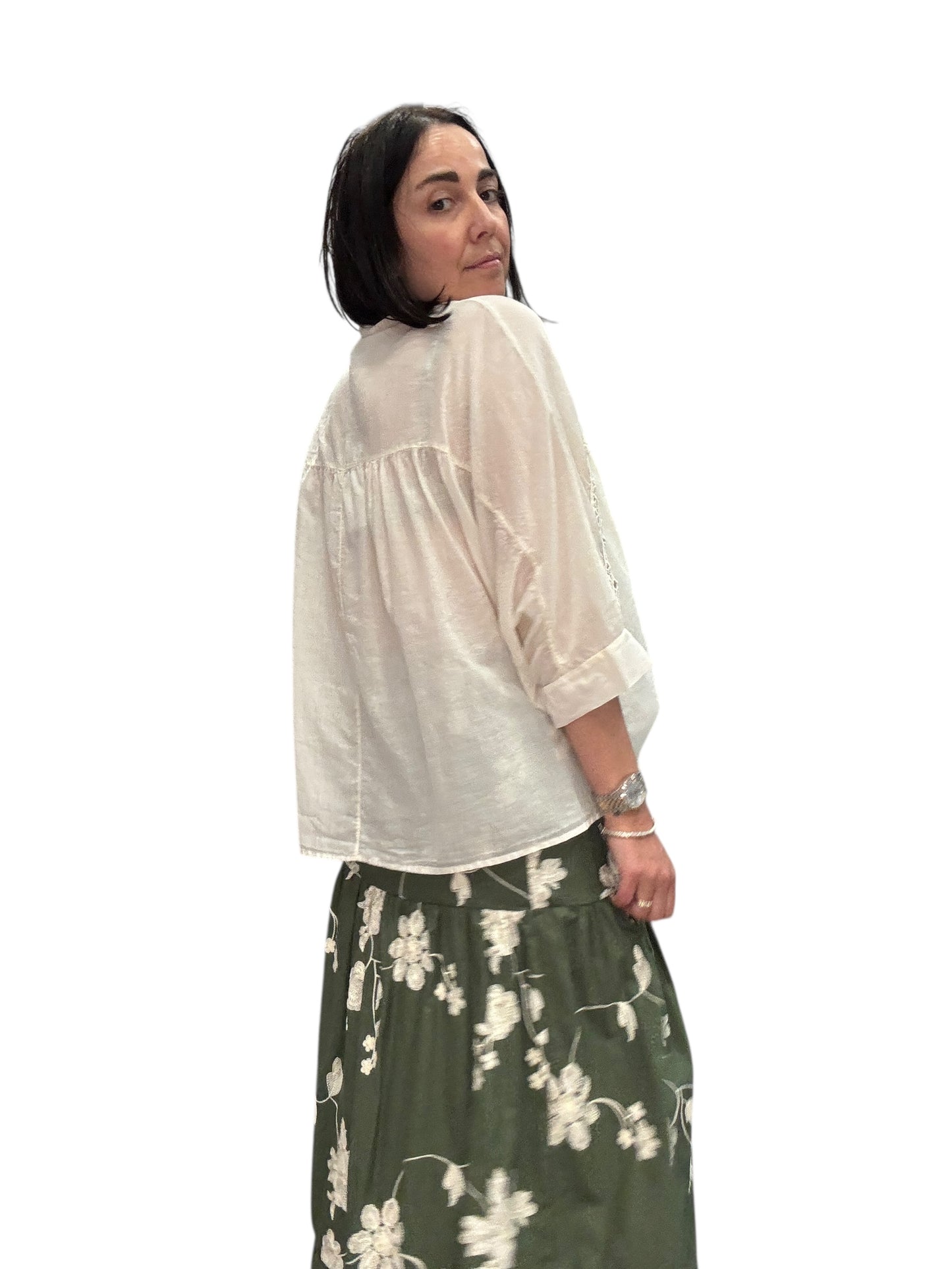 CAMICIA MANICA A KIMONO OVER SUSY MIX
