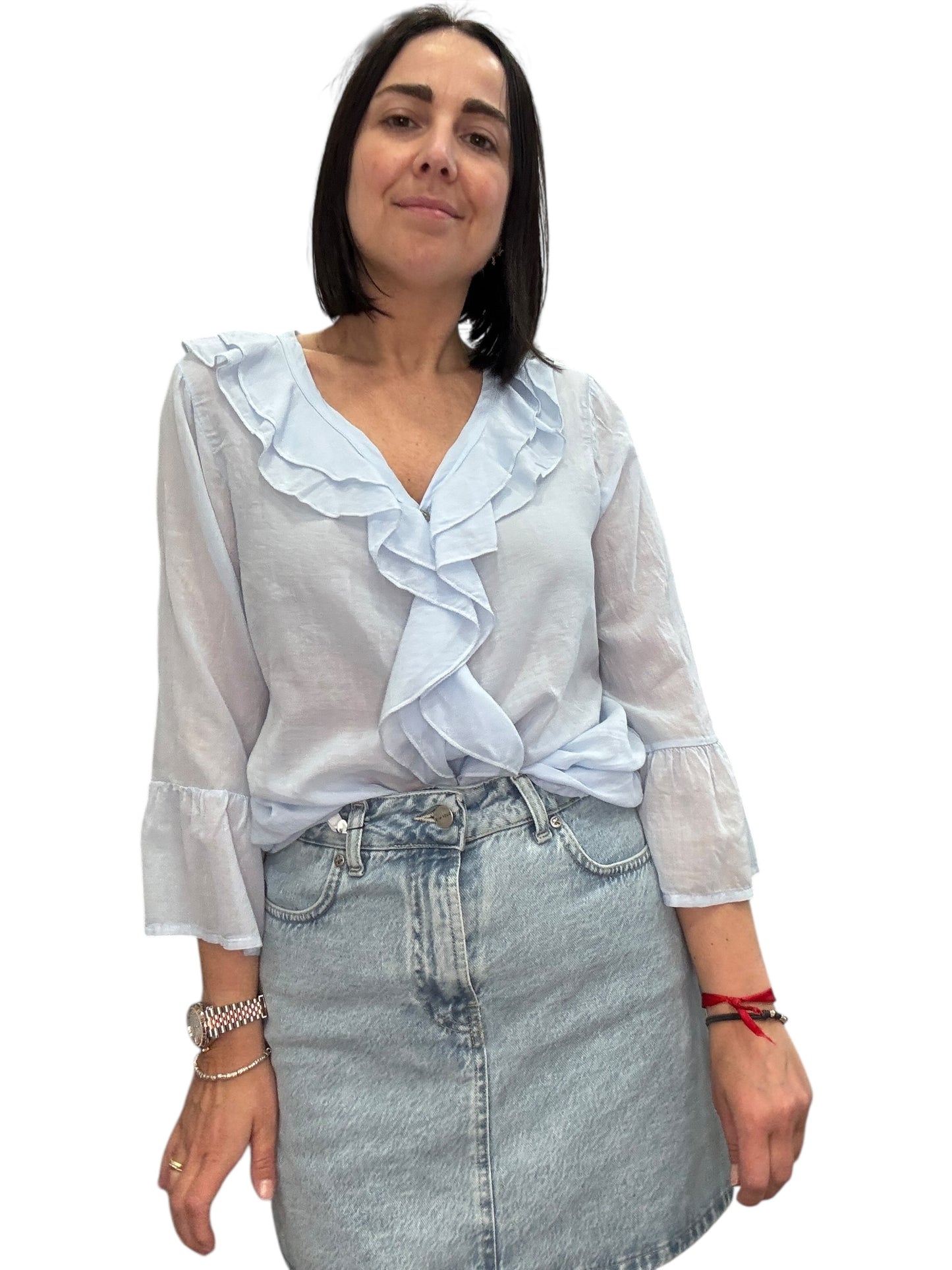 CAMICIA VOLANT COLLO SUSY MIX