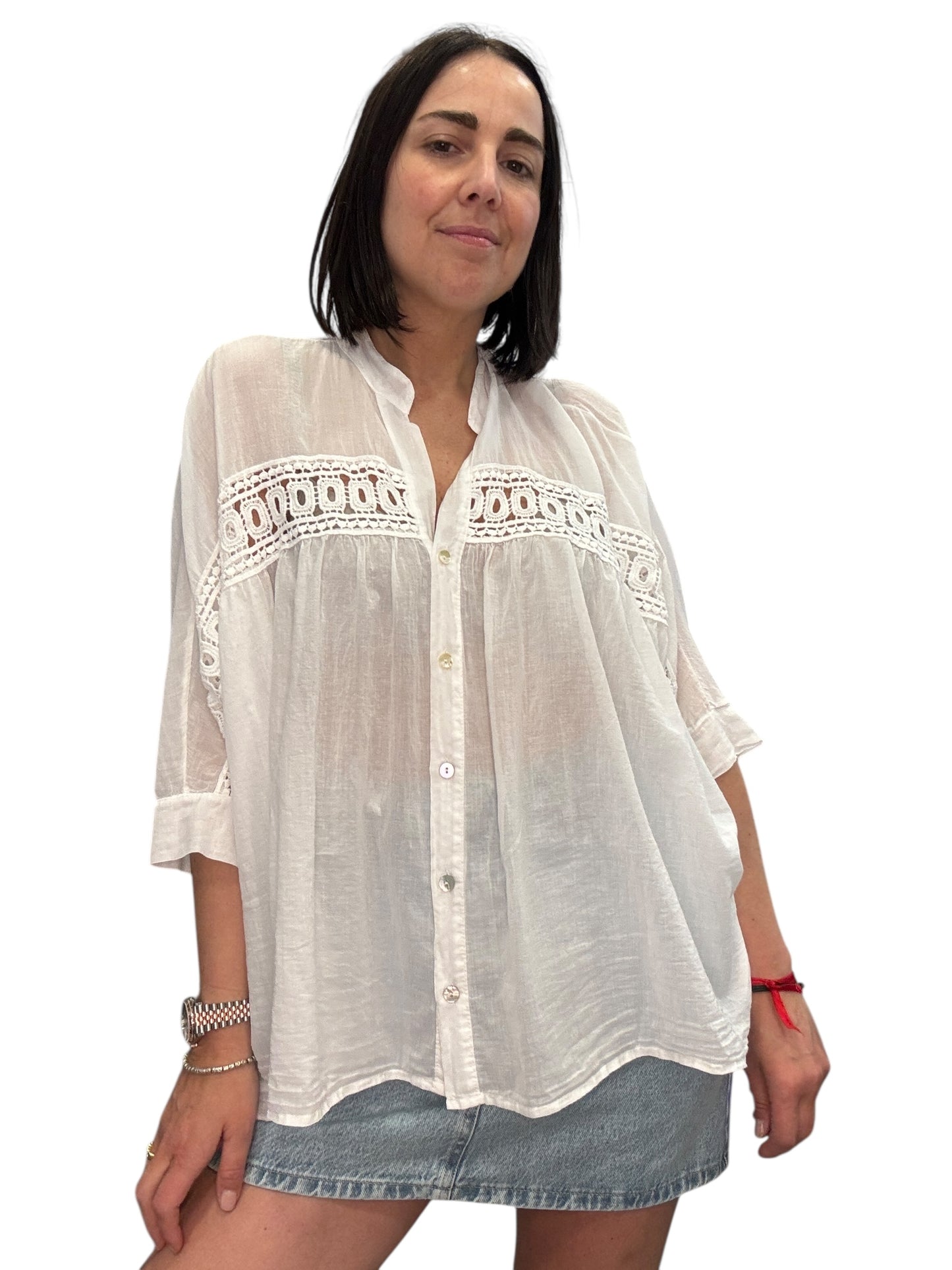 CAMICIA MANICA A KIMONO OVER SUSY MIX