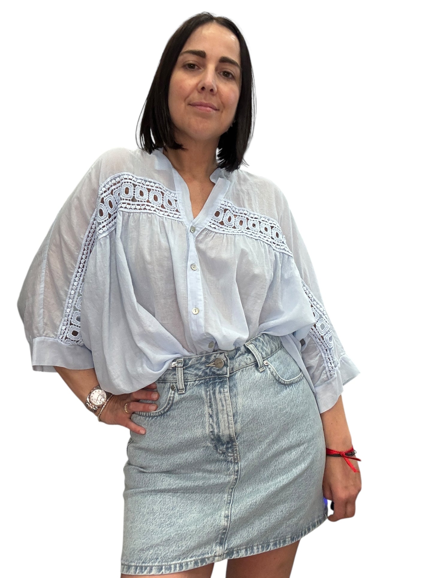 CAMICIA MANICA A KIMONO OVER SUSY MIX