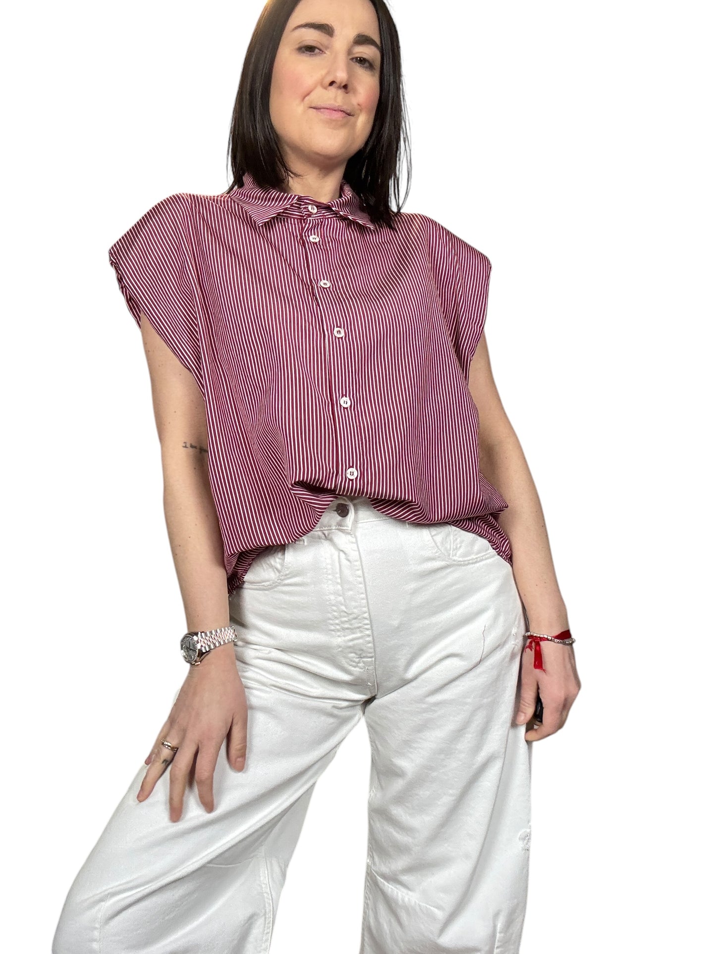 CAMICIA RIGATA CON OVATTA HAVEONE