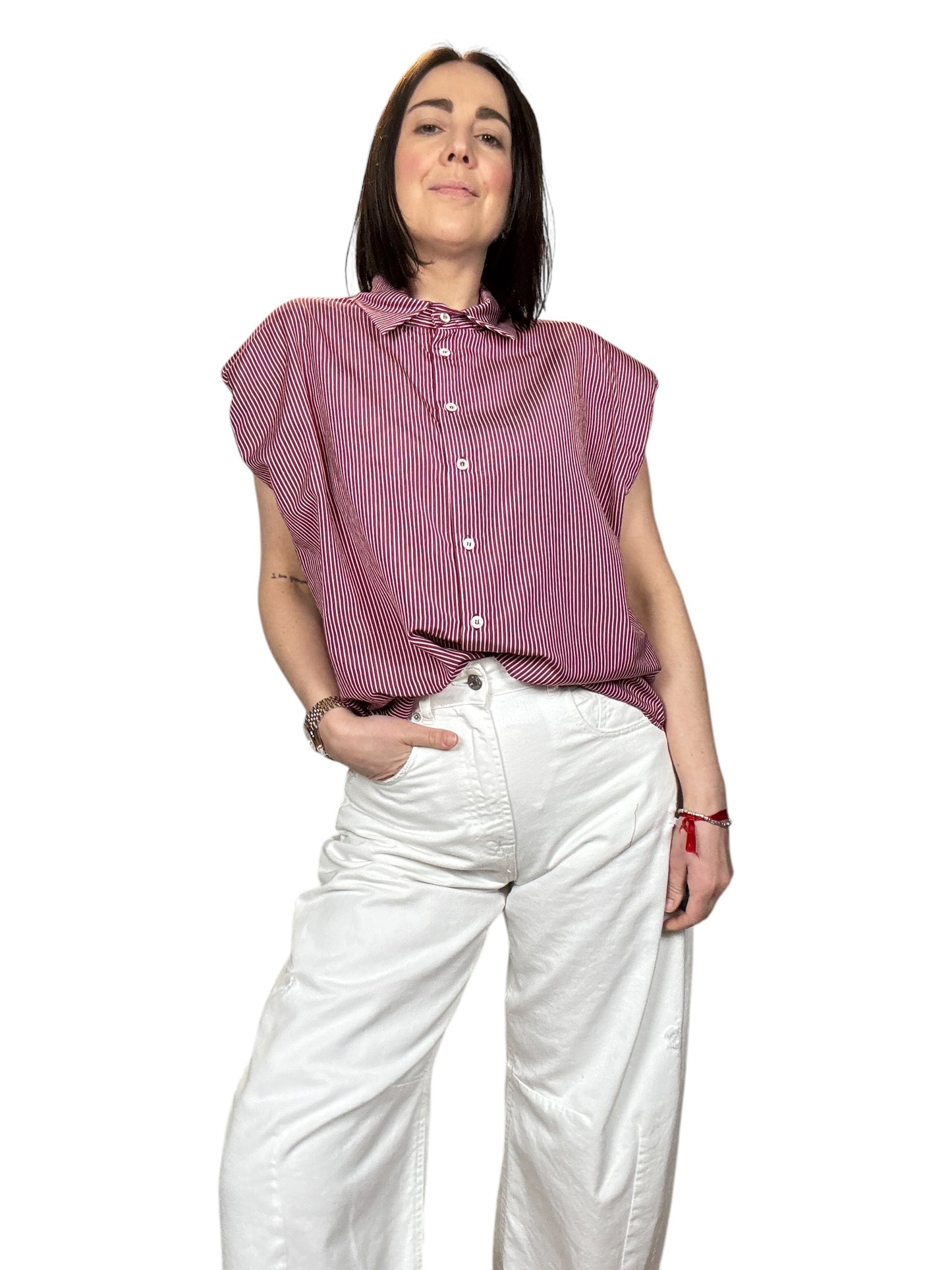 CAMICIA RIGATA CON OVATTA HAVEONE