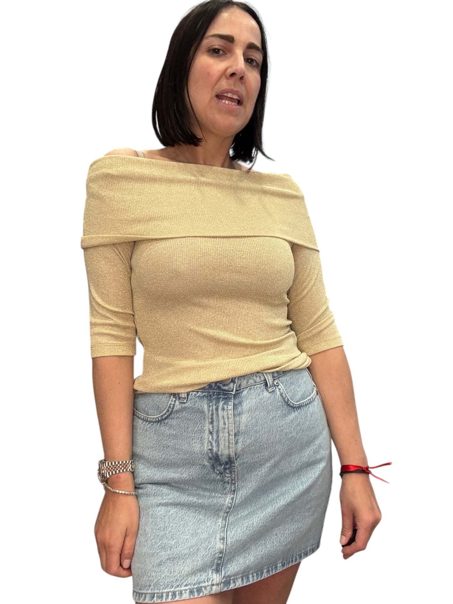 MAGLIETTA SHIFFER IN LUREX DIXIE