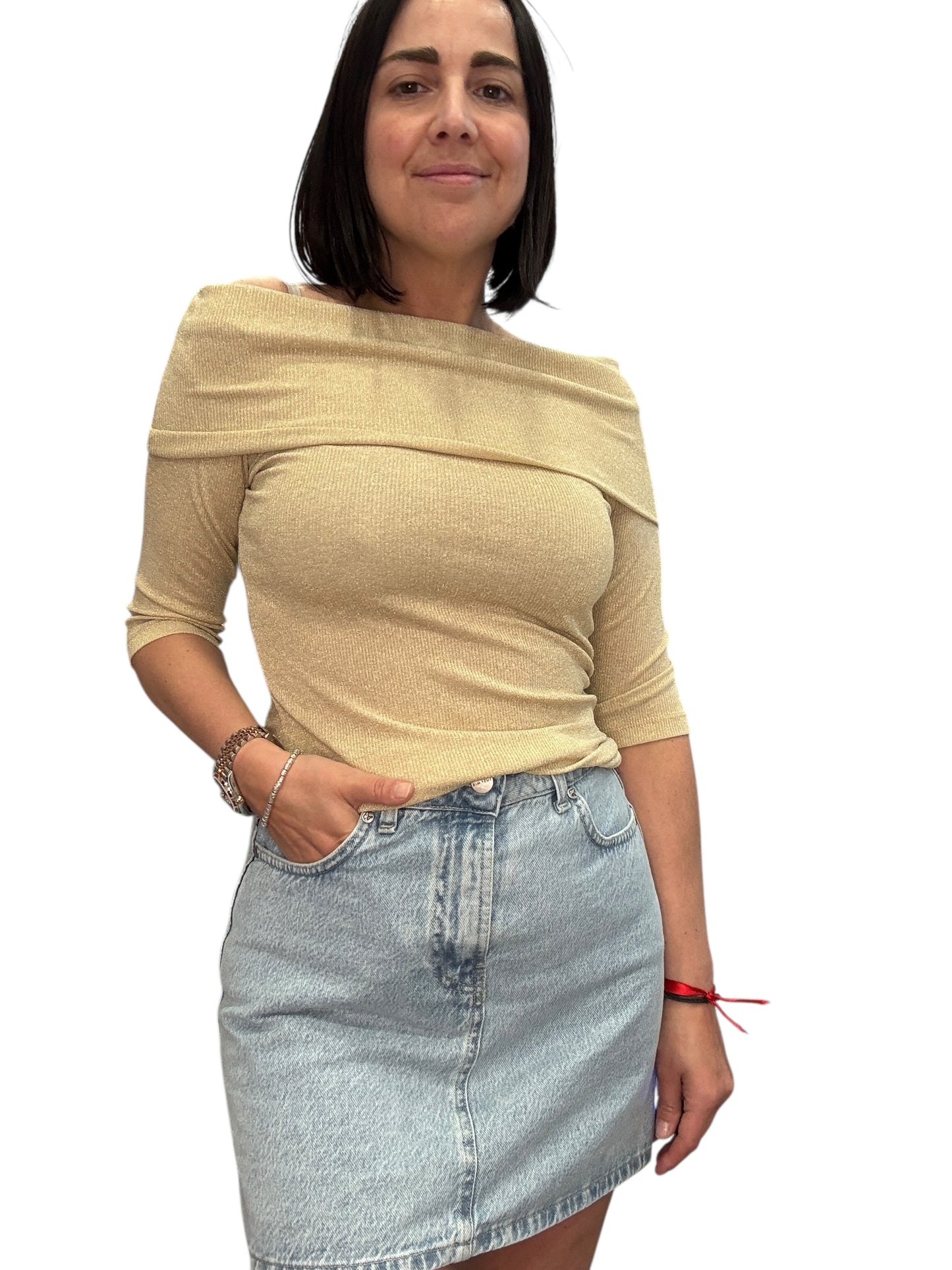 MAGLIETTA SHIFFER IN LUREX DIXIE
