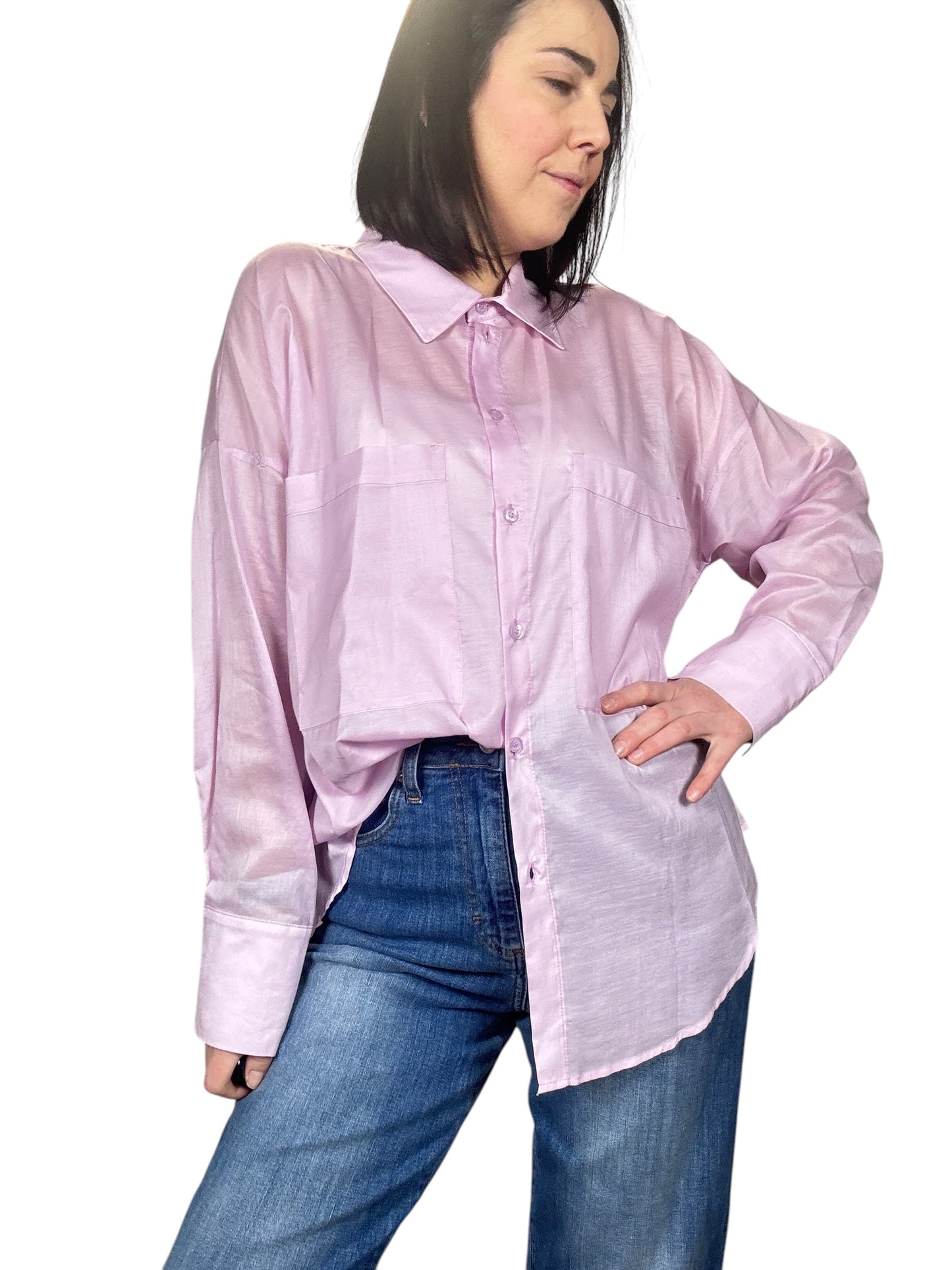 CAMICIA OVER CON TASCA SUSY MIX