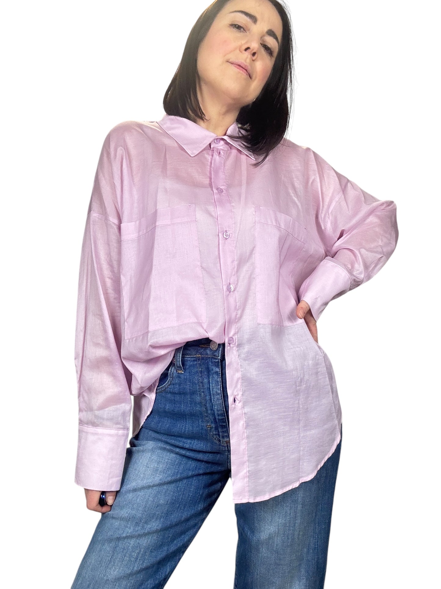 CAMICIA OVER CON TASCA SUSY MIX