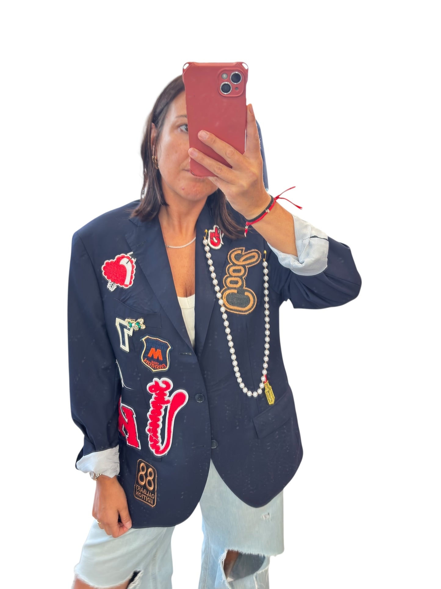 GIACCA VINTAGE CON PATCH HAVEONE