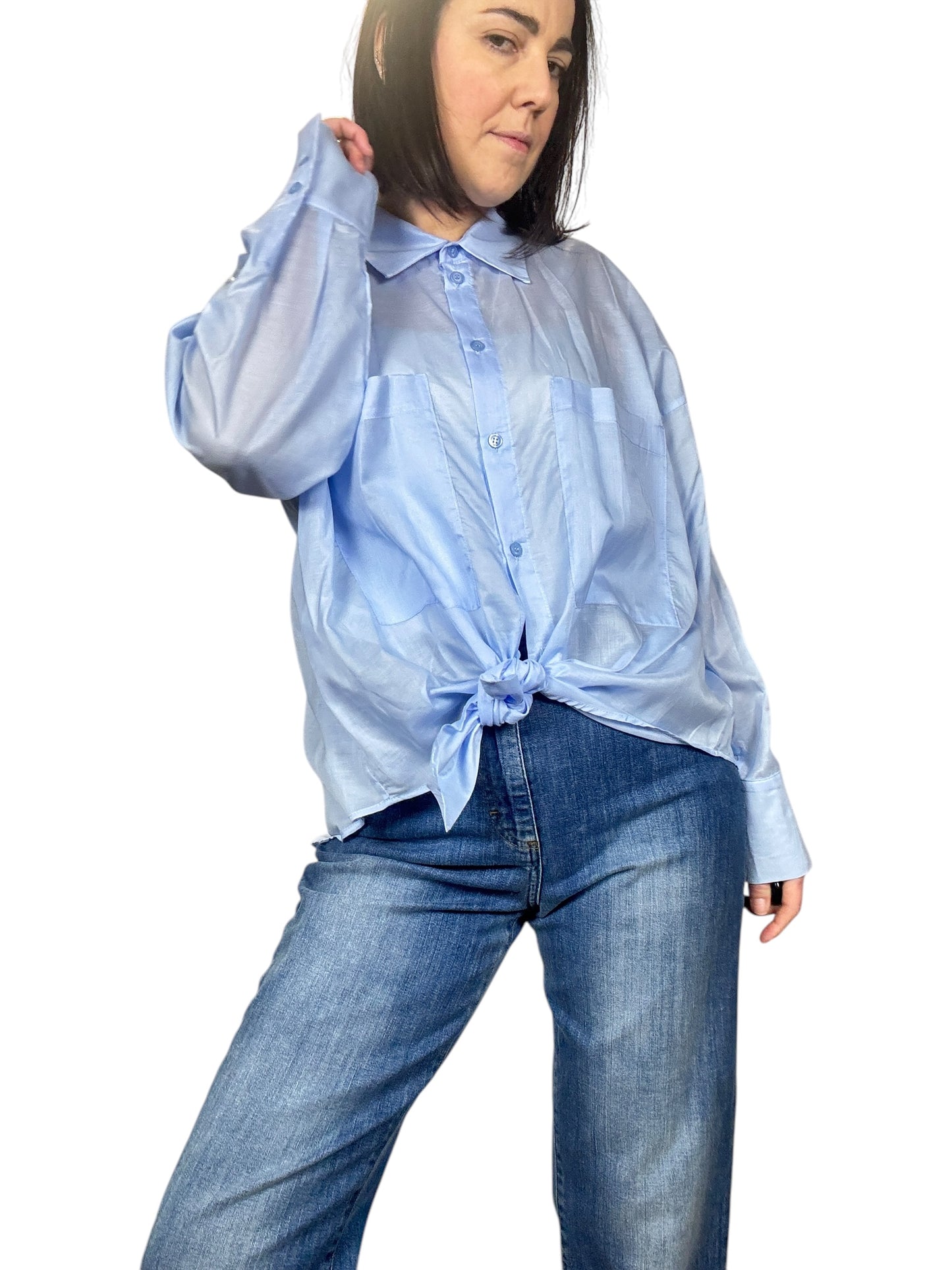 CAMICIA OVER CON TASCA SUSY MIX