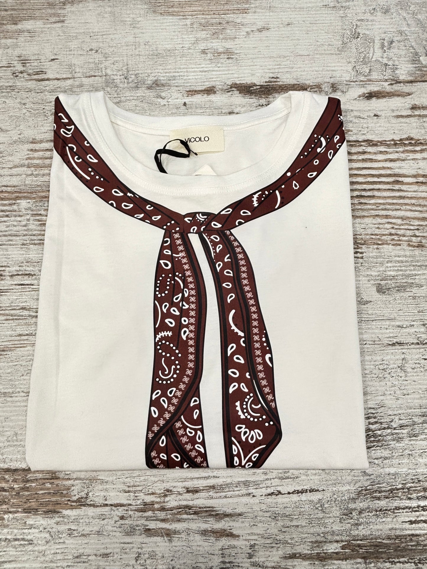 t-SHIRT BANDANA ALLACCIATA VICOLO