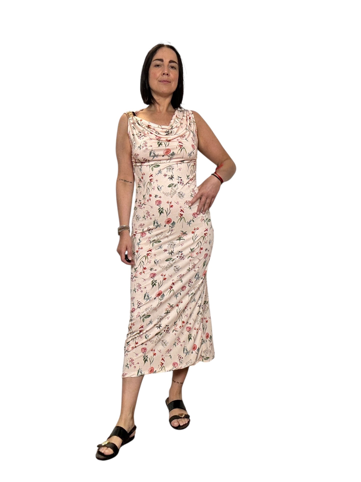 ABITO A FIORI CON ANELLO SUSY MIX