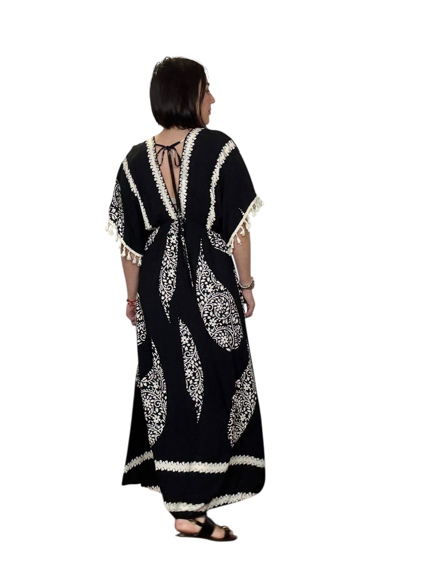 ABITO LUNGO MANICA A KIMONO SUSY MIX