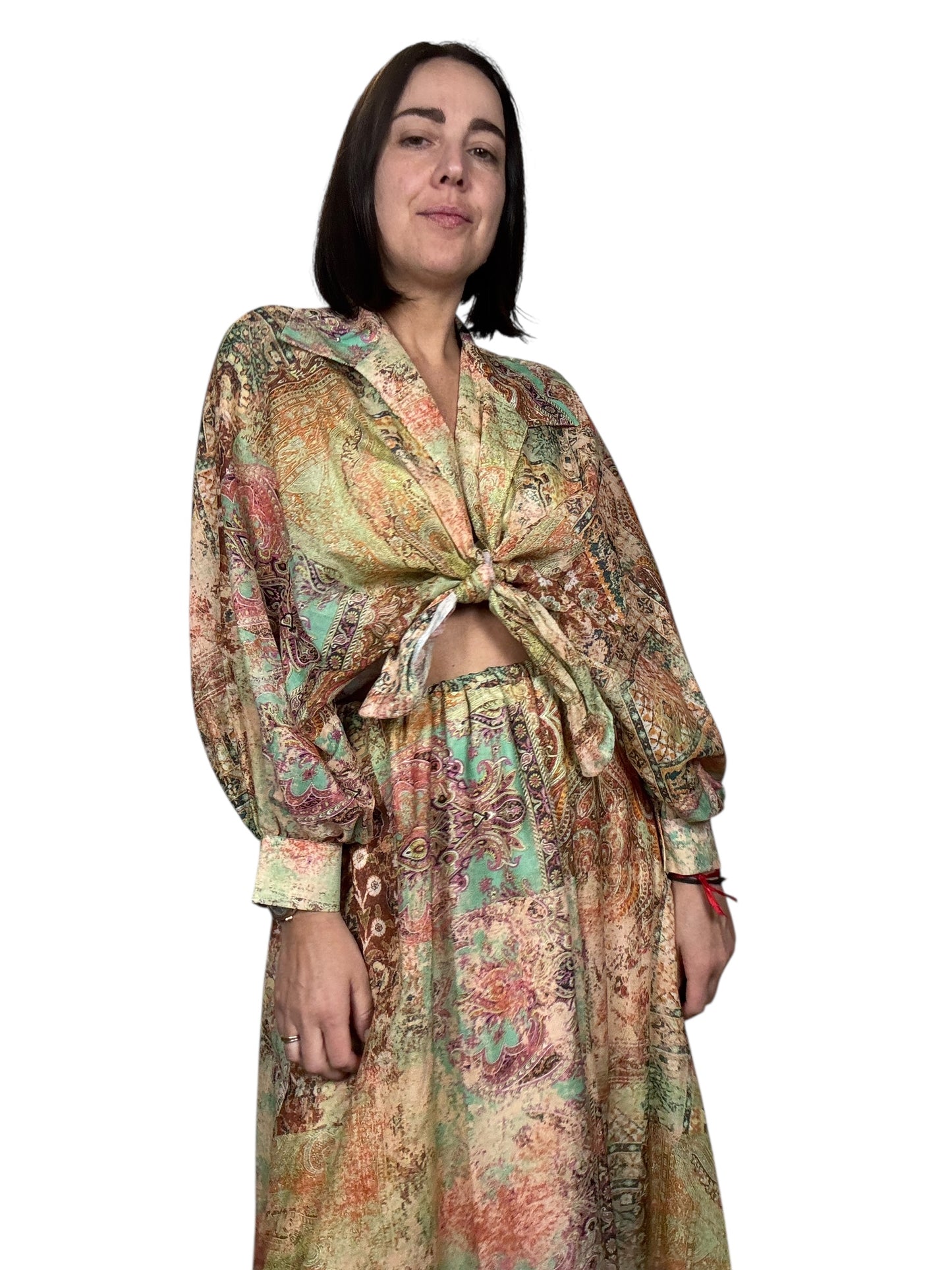 CAMICIA INCROCIATA MULTICOLOR SUSY MIX