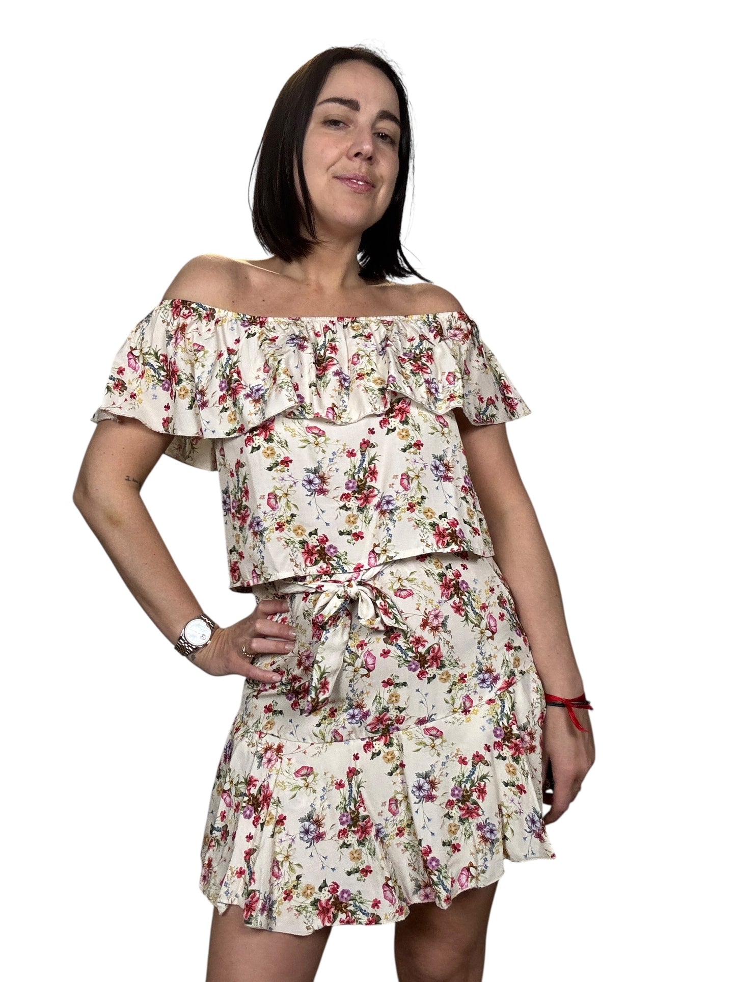 BLUSA CROPPED A FIORI SUSY MIX