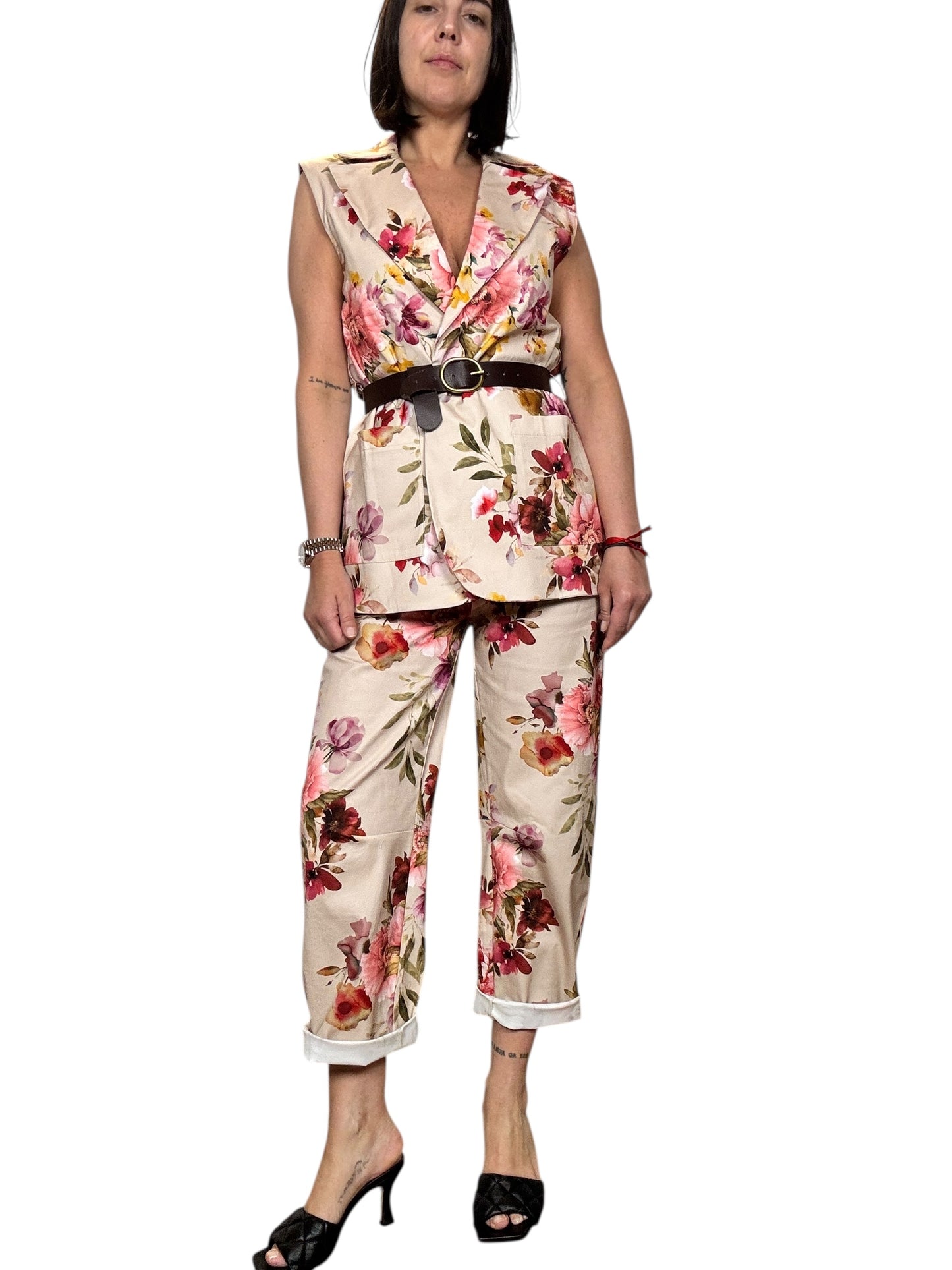 GILET A FIORI SUSY MIX