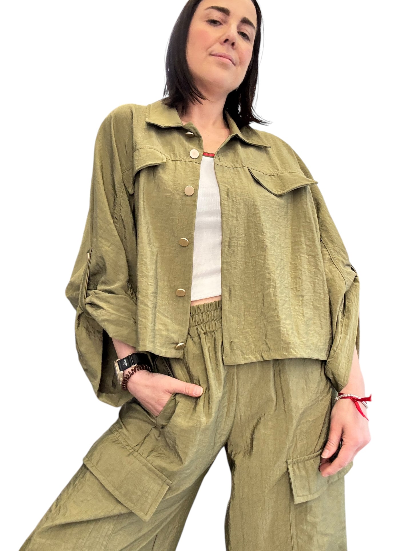 CAMICIA FLUIDA TASCHE HAVEONE