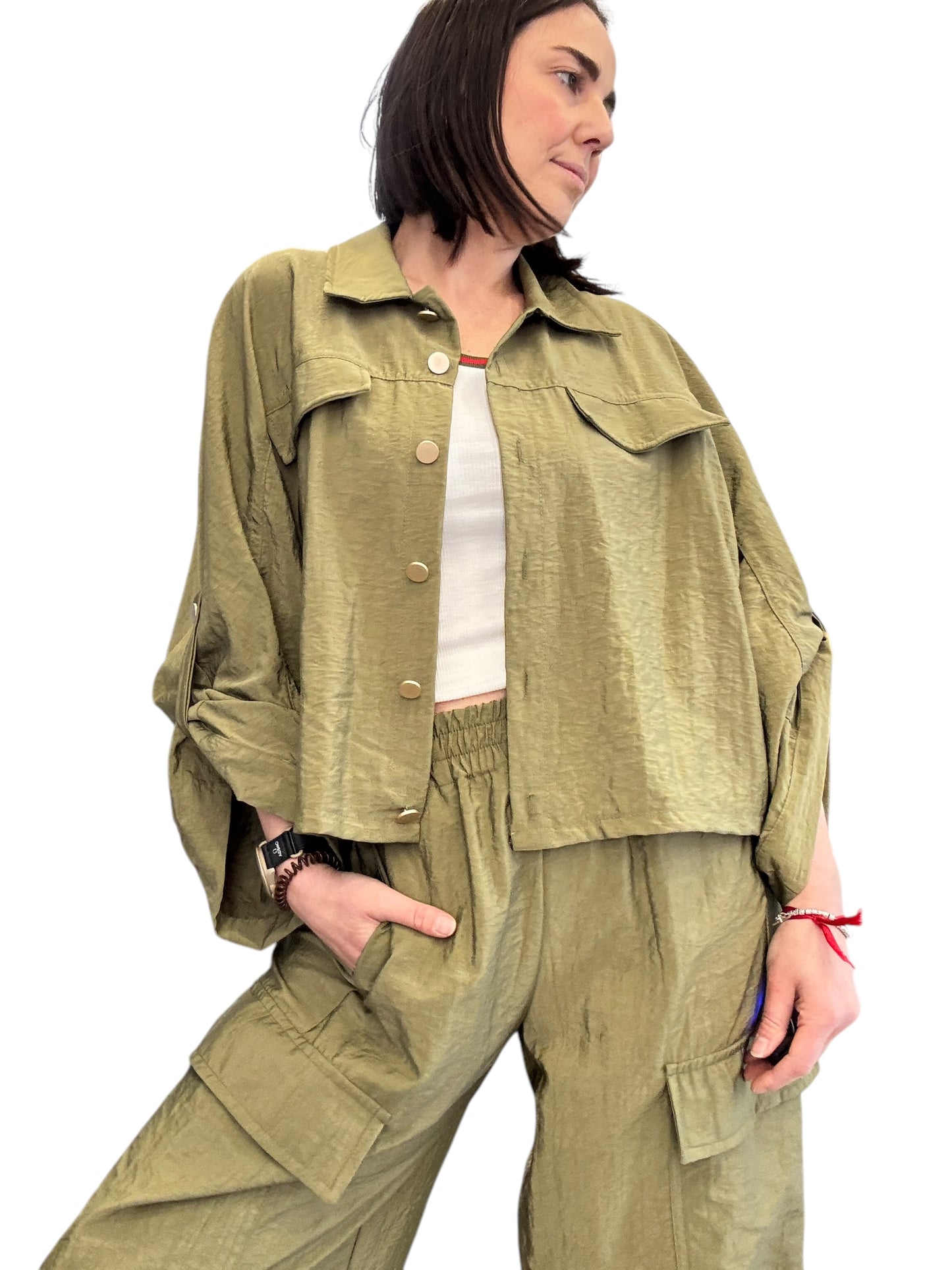 CAMICIA FLUIDA TASCHE HAVEONE