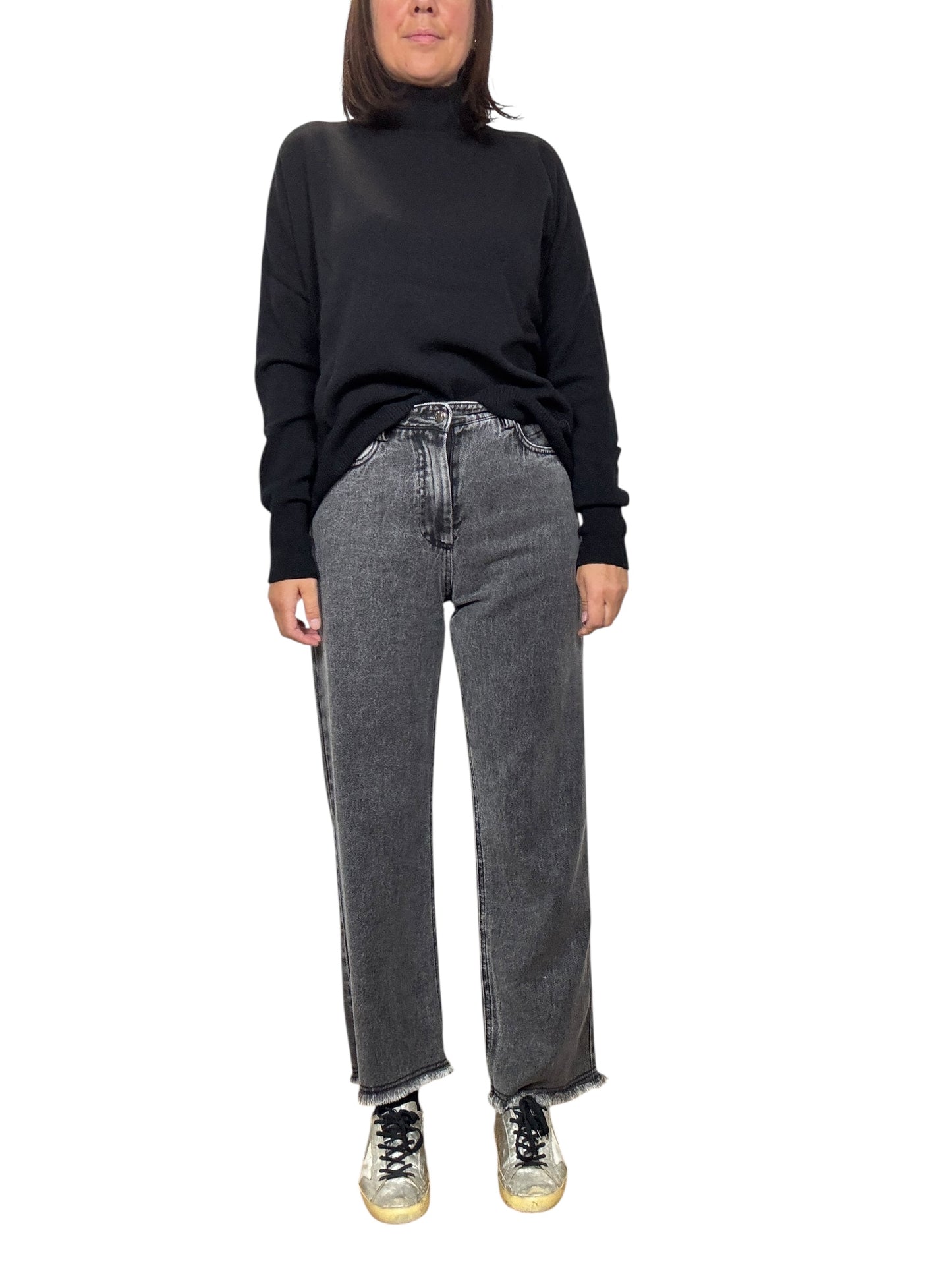 JEANS A GAMBA DRITTA TENSIONE IN