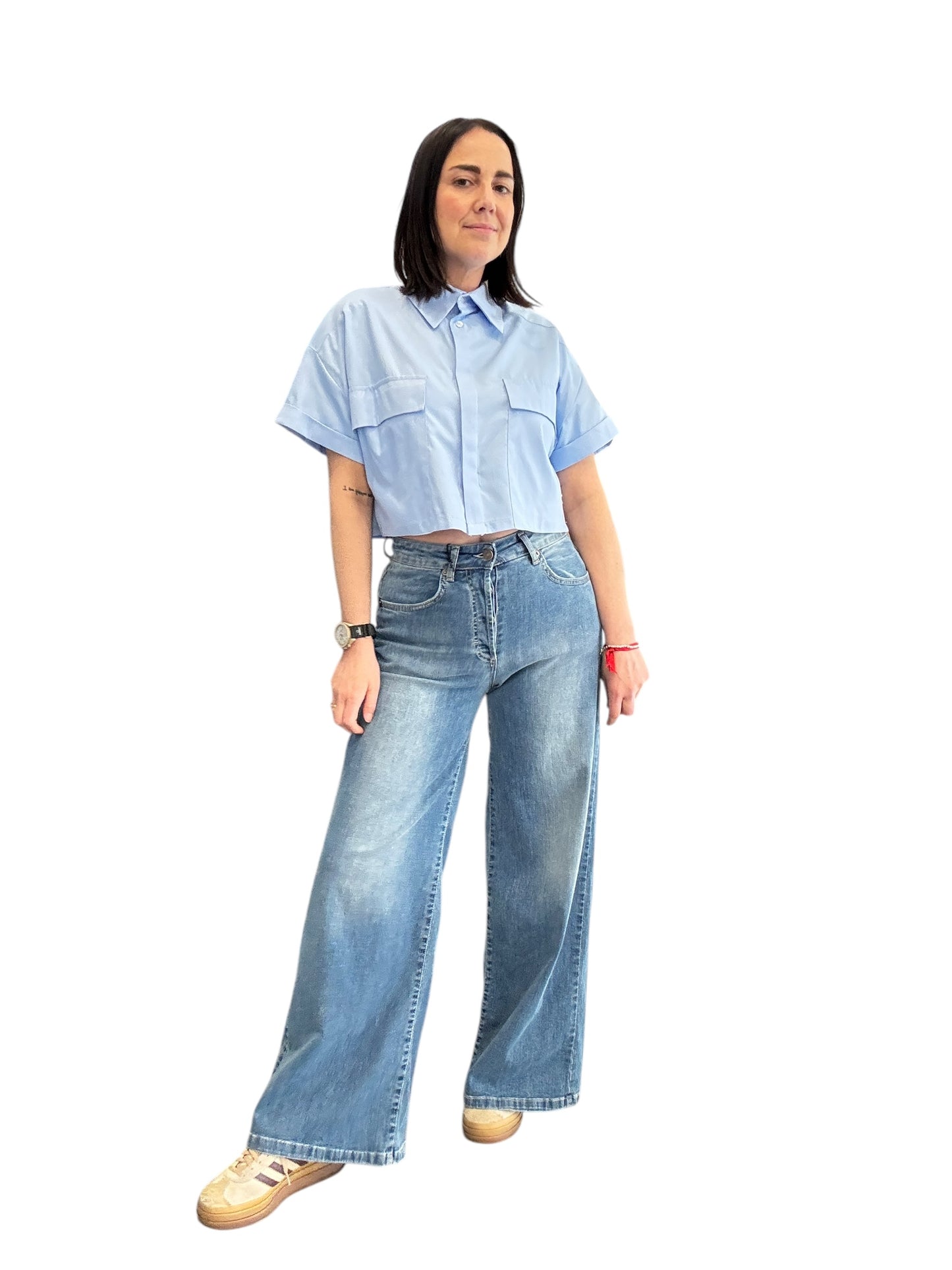 CAMICIA CROPPED TASCHE SUSY MIX