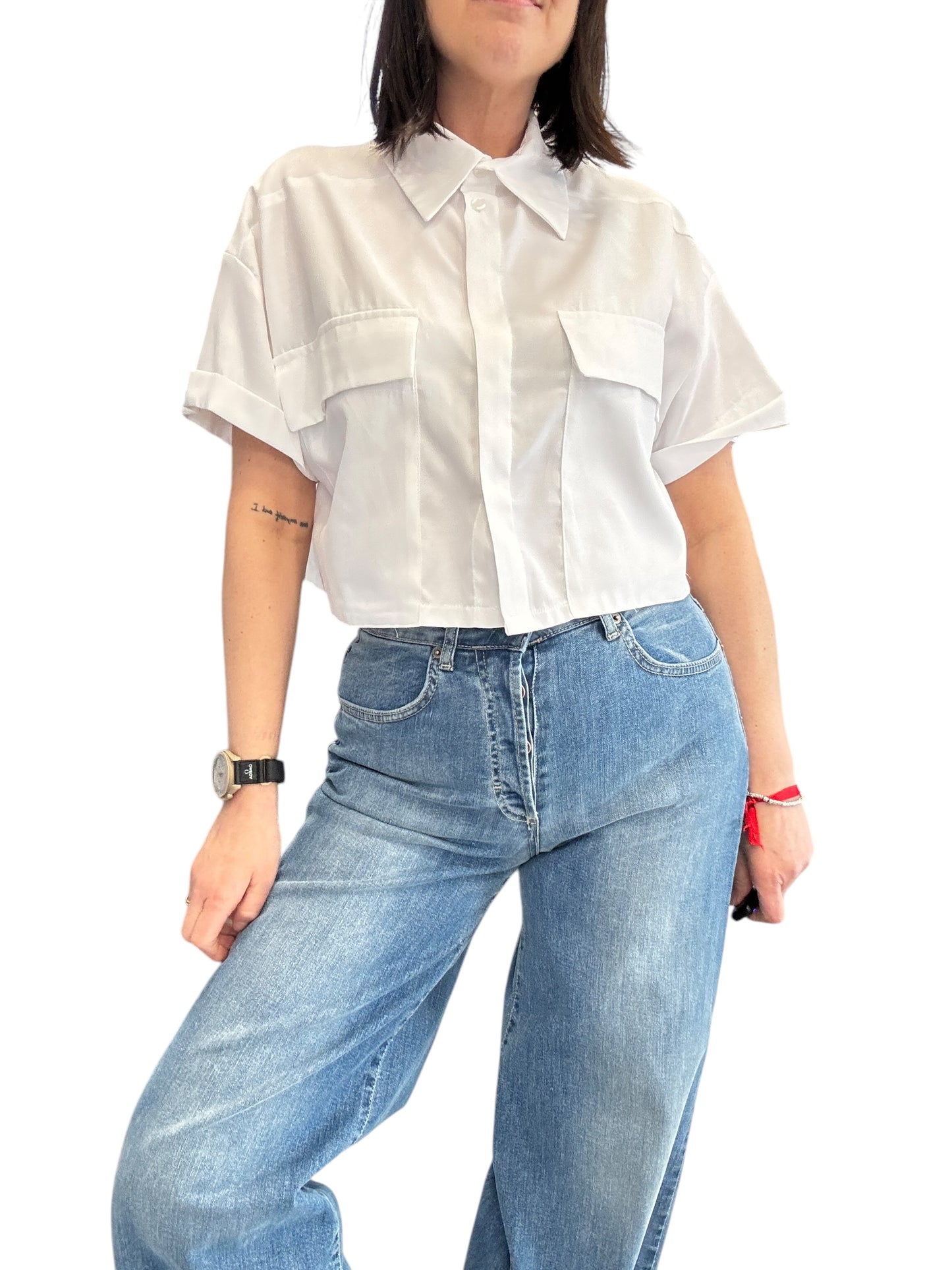 CAMICIA CROPPED TASCHE SUSY MIX