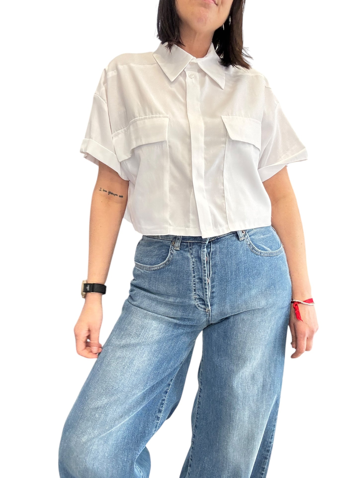 CAMICIA CROPPED TASCHE SUSY MIX
