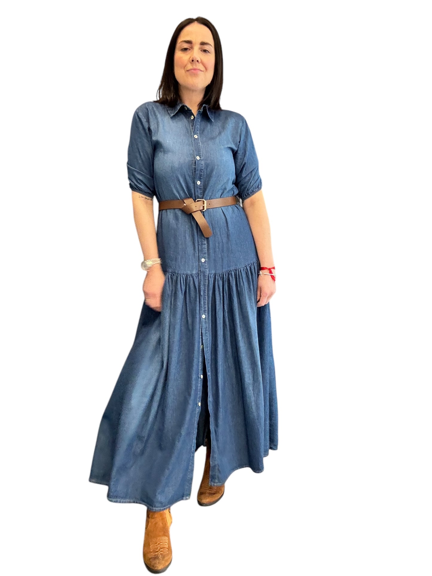 ABITO CHAMBRAY MEZZA MANICA SUSY MIX