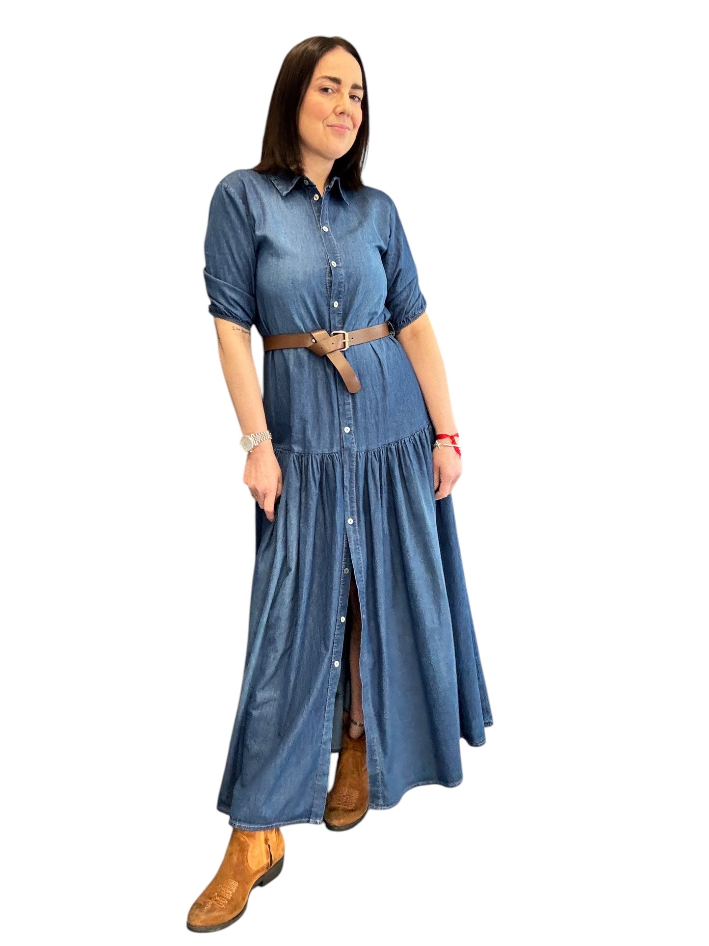 ABITO CHAMBRAY MEZZA MANICA SUSY MIX