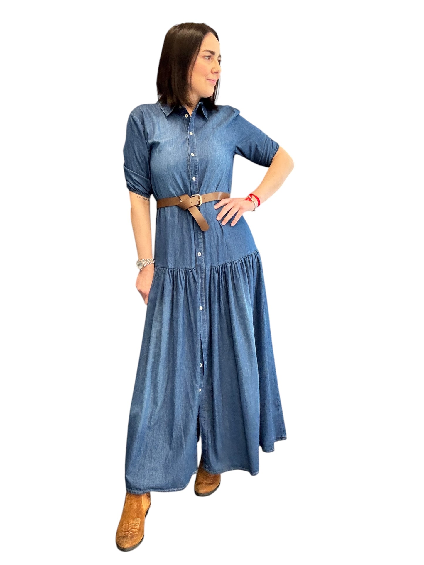 ABITO CHAMBRAY MEZZA MANICA SUSY MIX