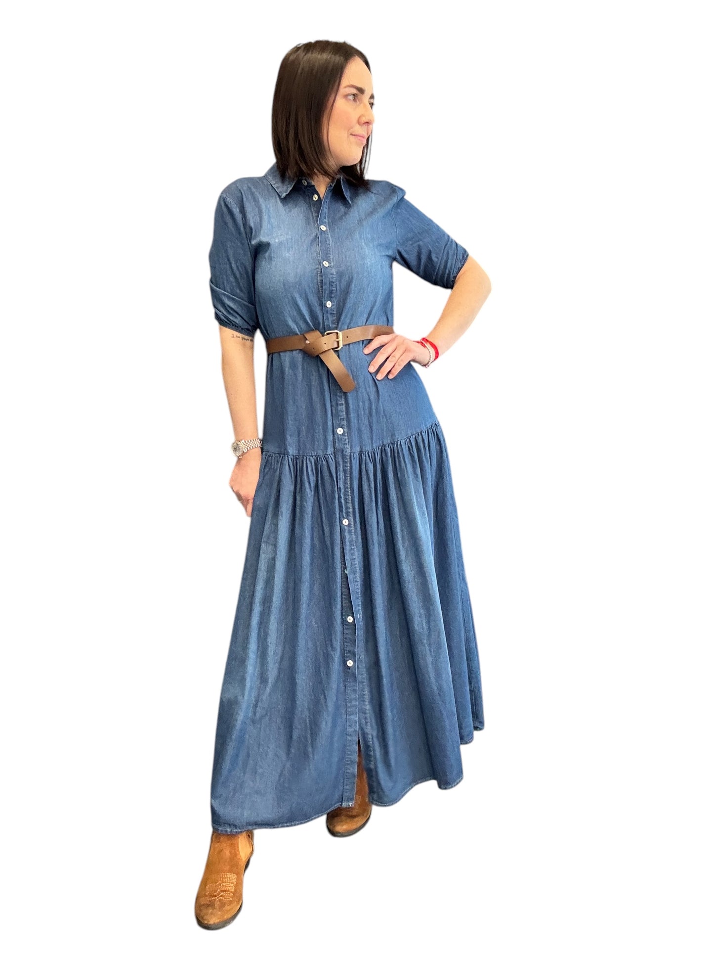 ABITO CHAMBRAY MEZZA MANICA SUSY MIX