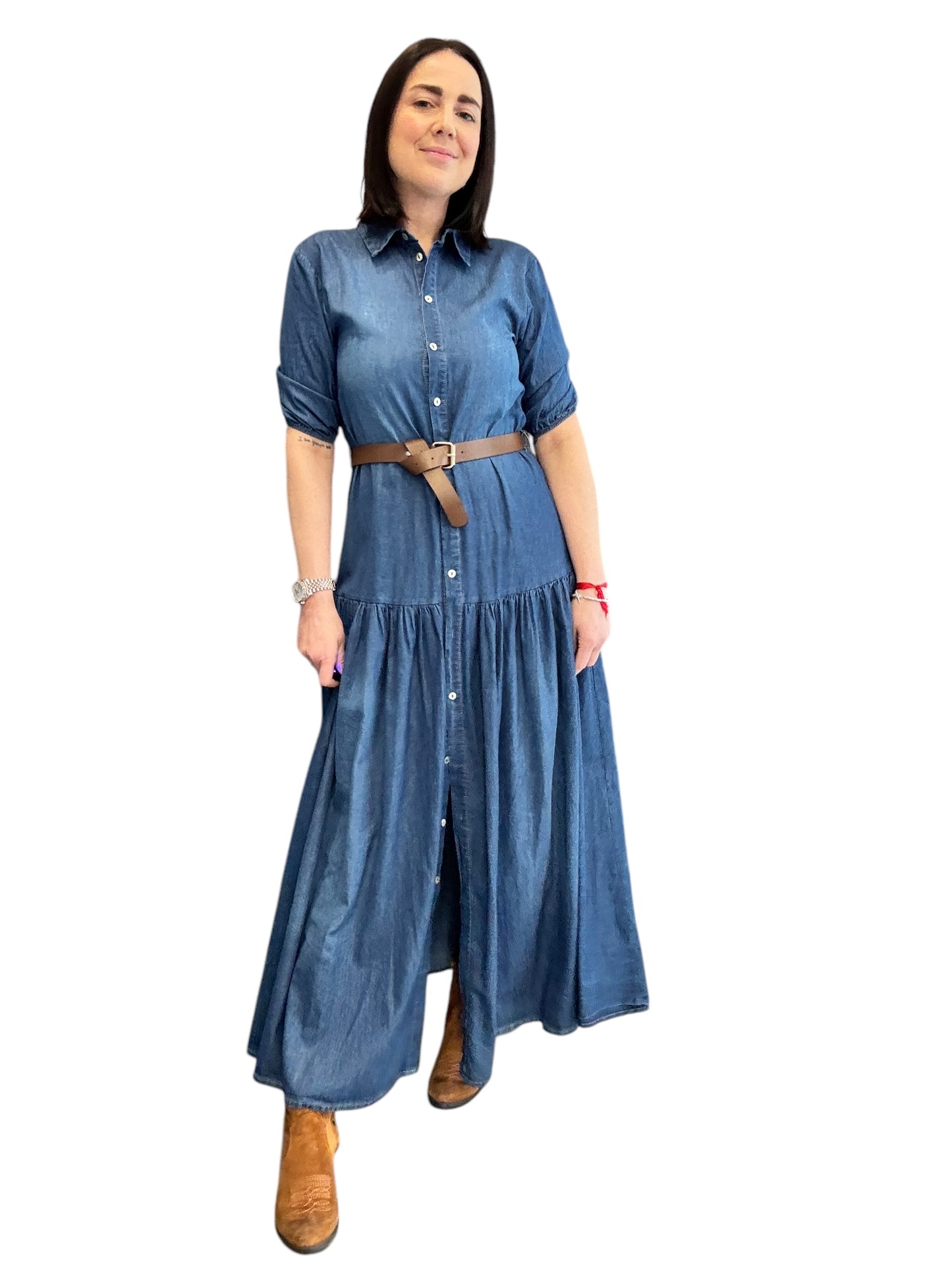 ABITO CHAMBRAY MEZZA MANICA SUSY MIX
