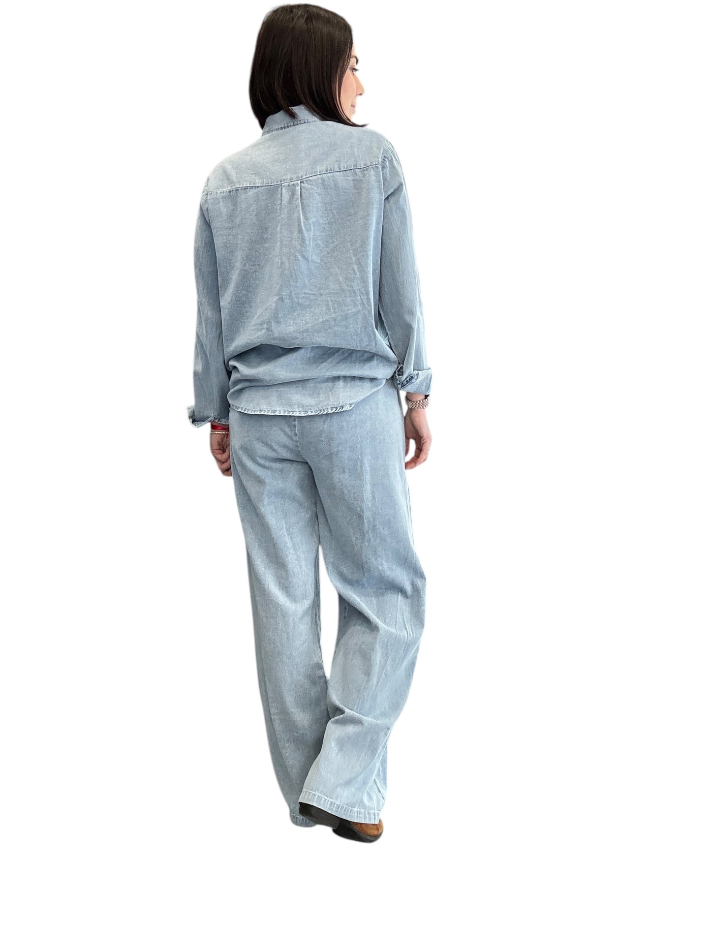 COMPLETO IN DENIM + STRASS SUSY MIX