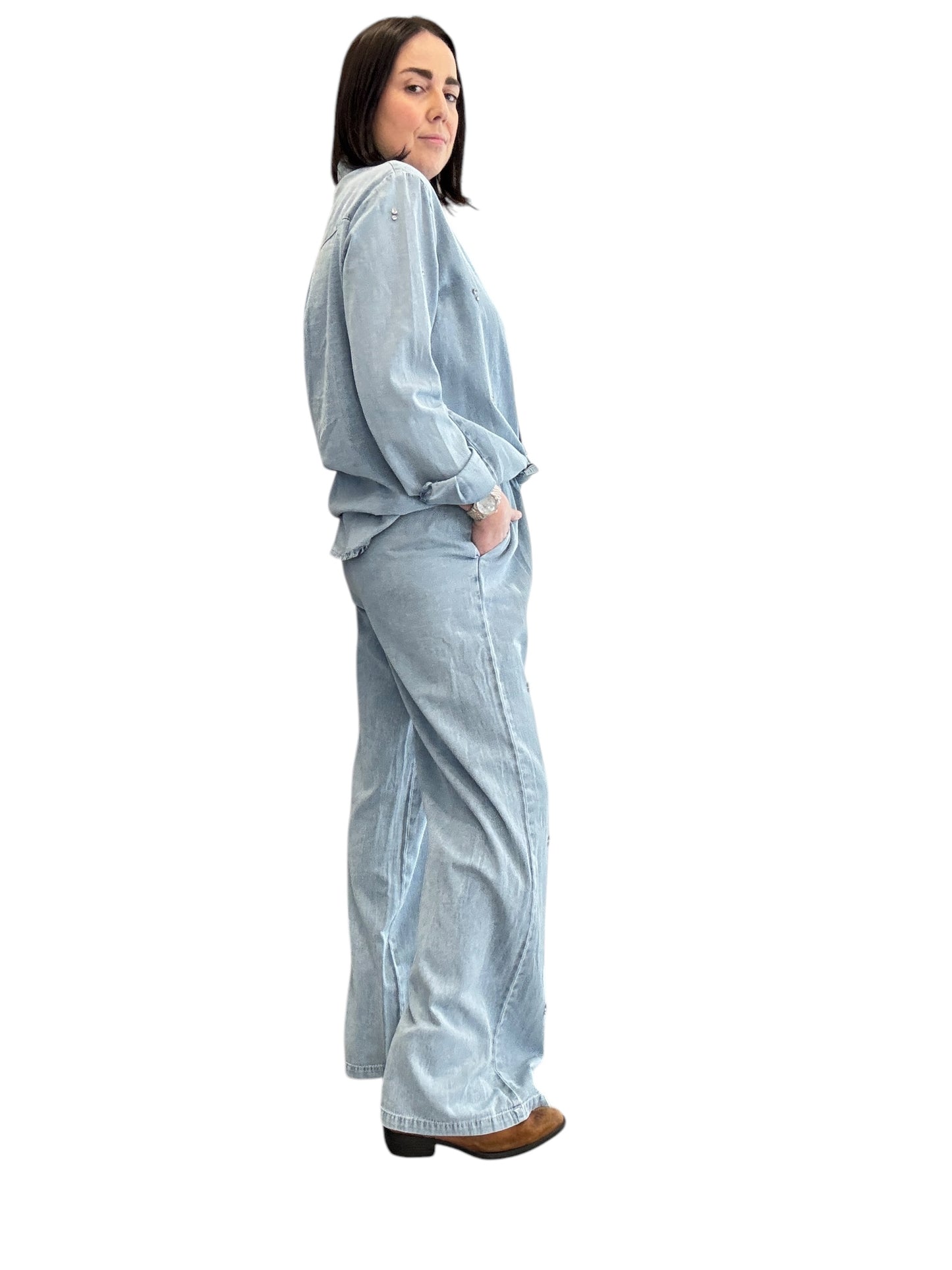 COMPLETO IN DENIM + STRASS SUSY MIX