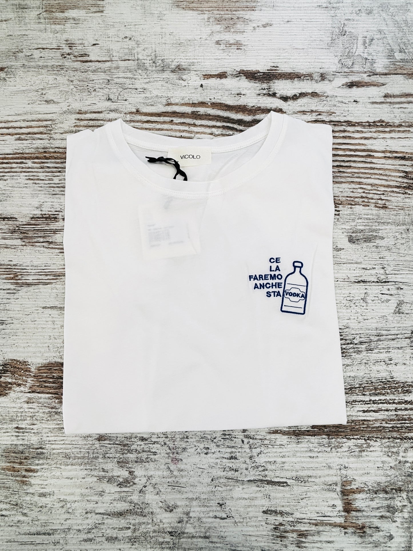 T-SHIRT CE LA FAREMO ANCHE STA.... VICOLO