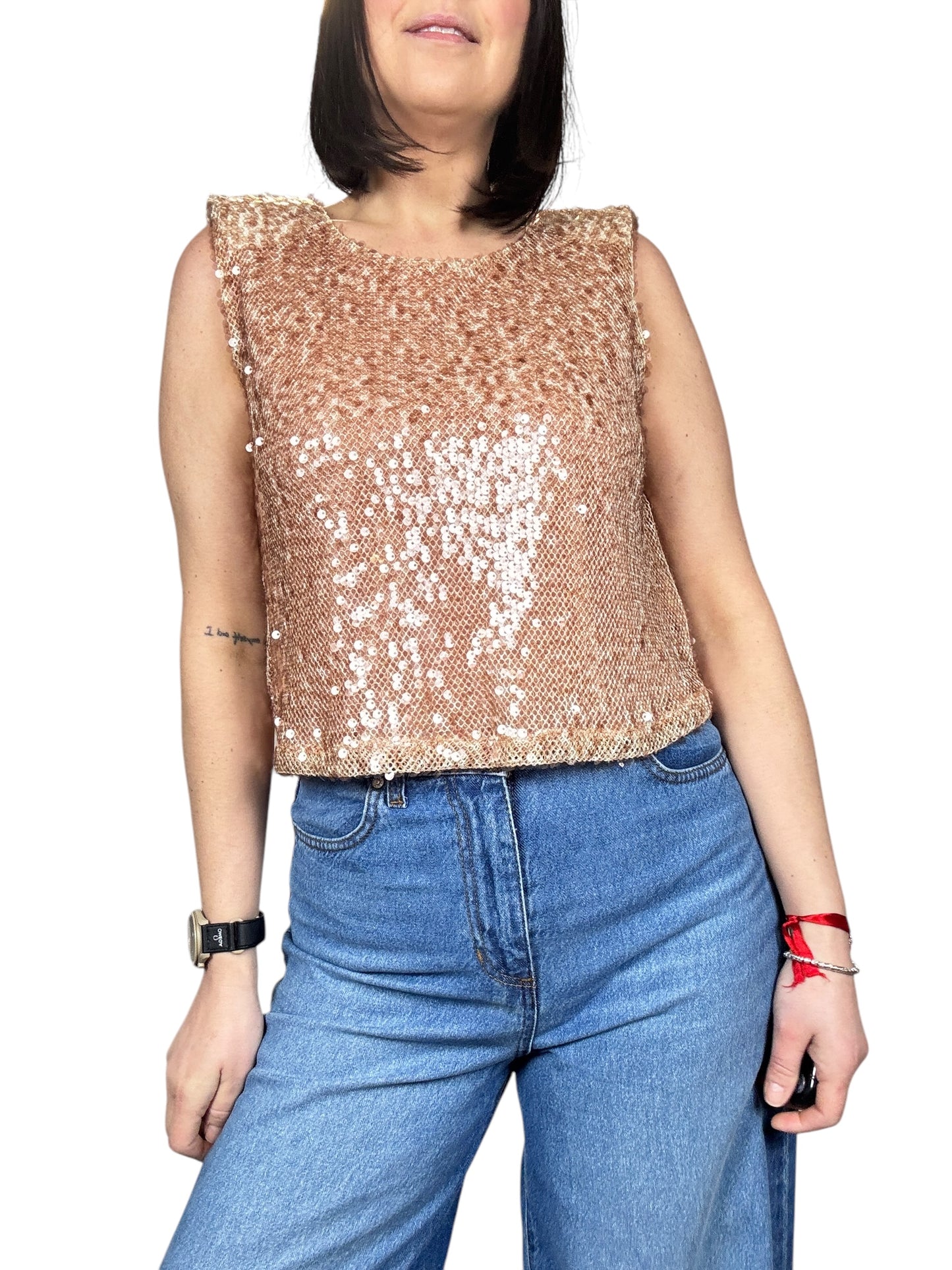TOP PAILLETTES SUSY MIX