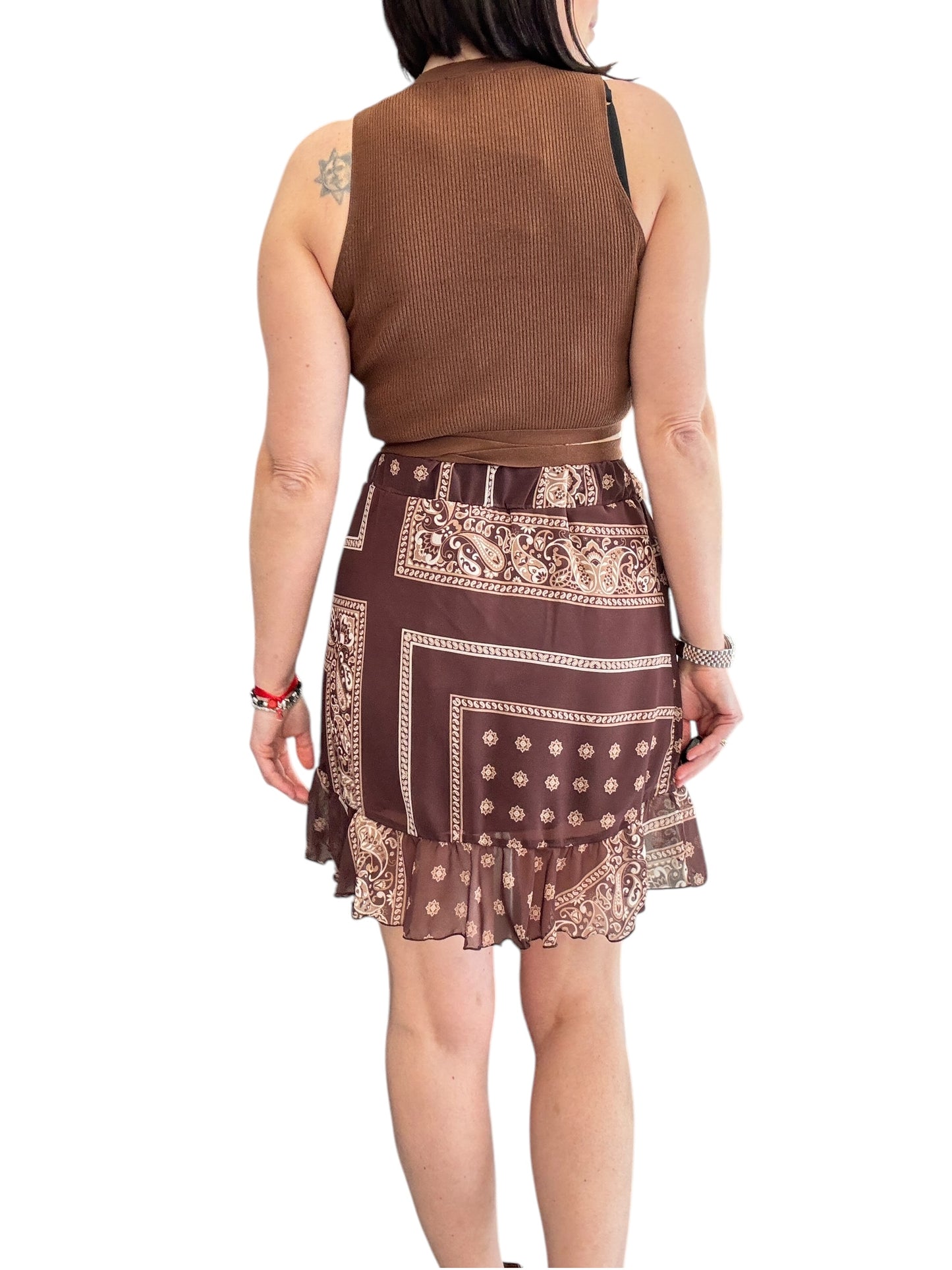 MINIGONNA STAMPA BANDANA VICOLO