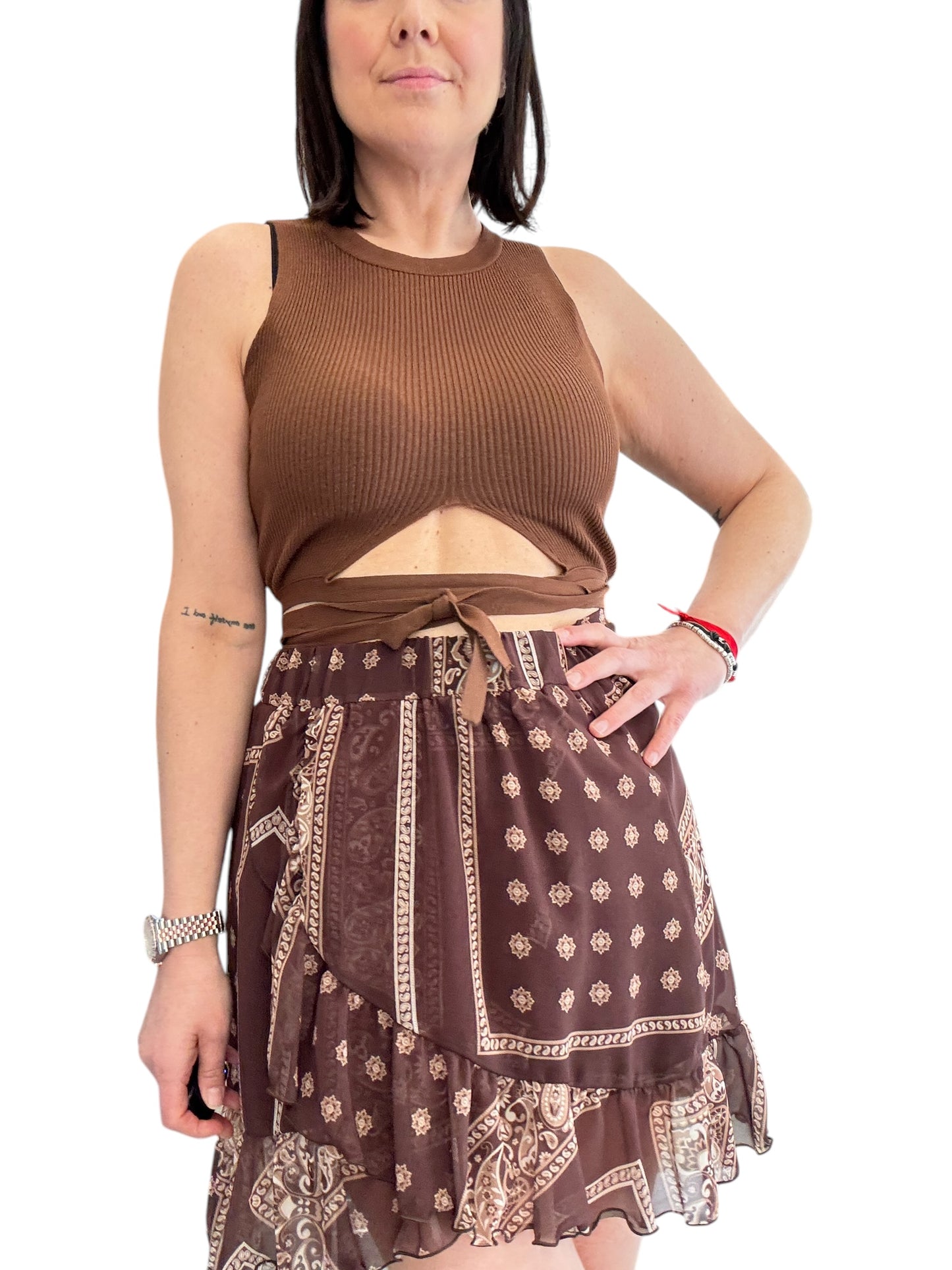 MINIGONNA STAMPA BANDANA VICOLO